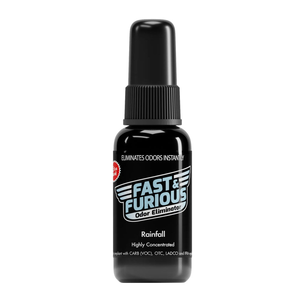 Fast and Furious Odor Eliminator - Rainfall Scent Size: 1.5 fl oz