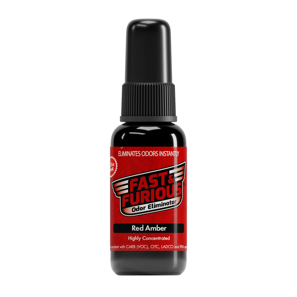 Fast and Furious Odor Eliminator - Red Amber Scent Size: 1.5 fl oz