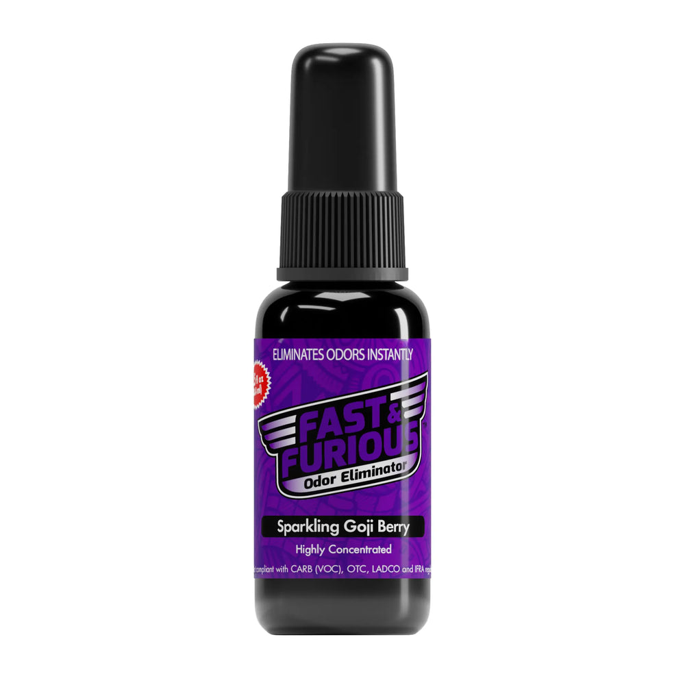 Fast and Furious Odor Eliminator - Sparkling Goji Berry Scent Size: 1.5 fl oz