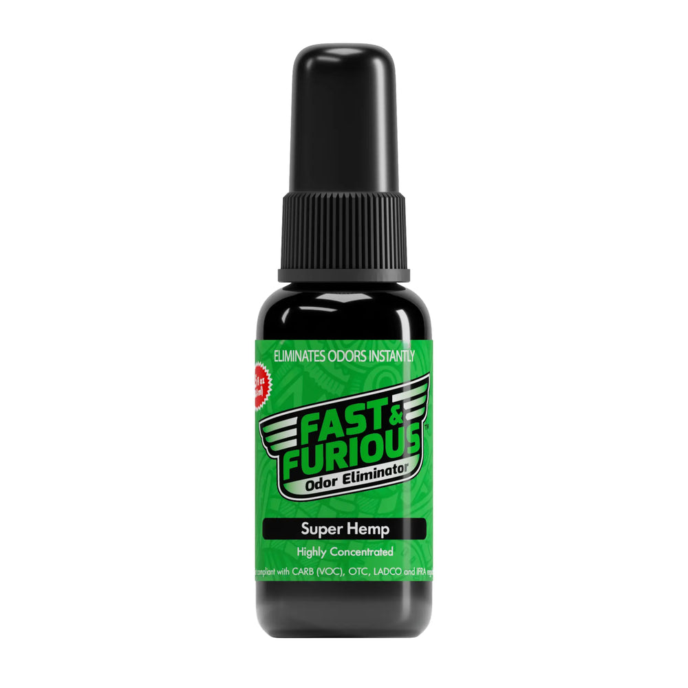 Fast and Furious Odor Eliminator - Super Hemp Scent Size: 1.5 fl oz