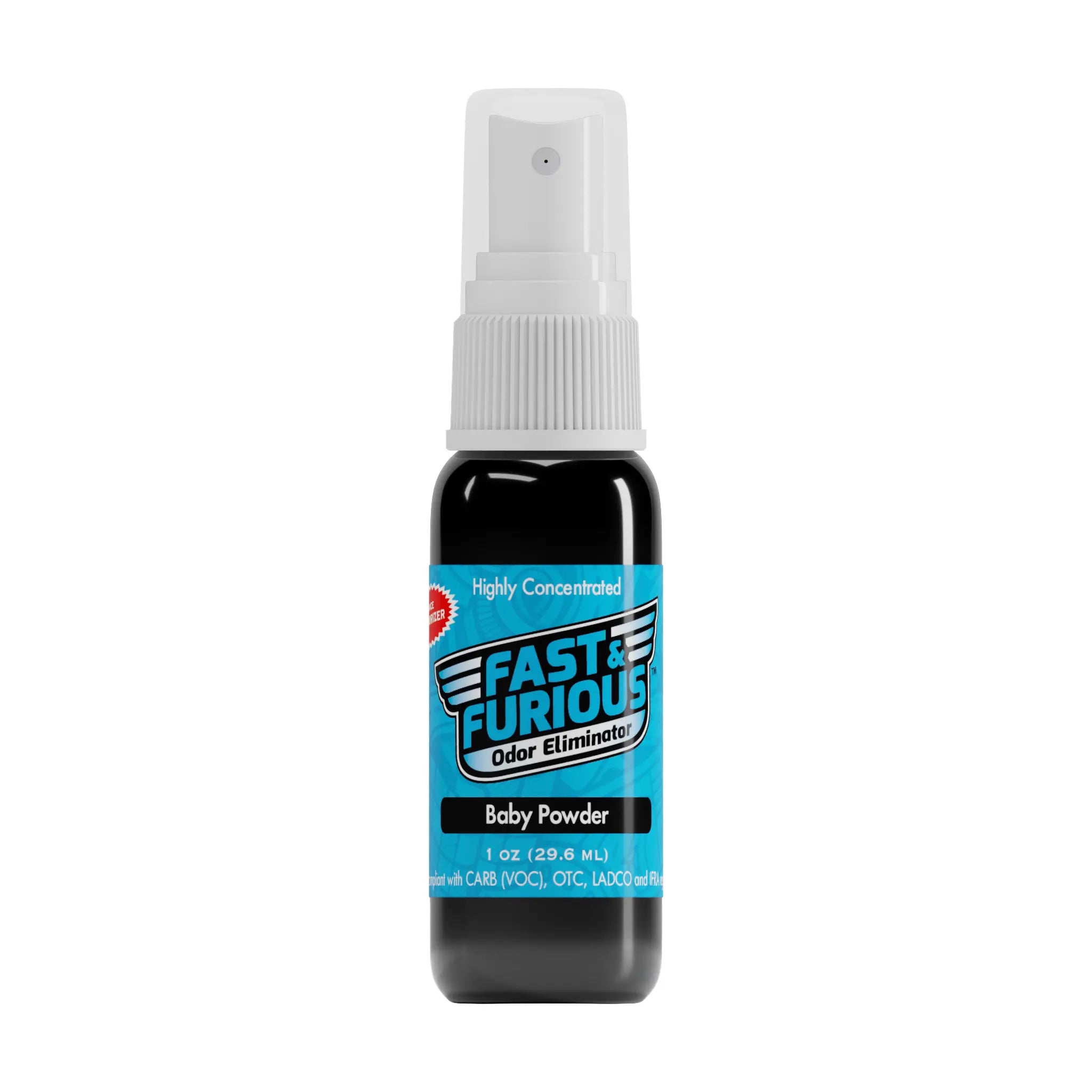 Fast and Furious Odor Eliminator - Baby Powder Scent Size: 1 fl oz
