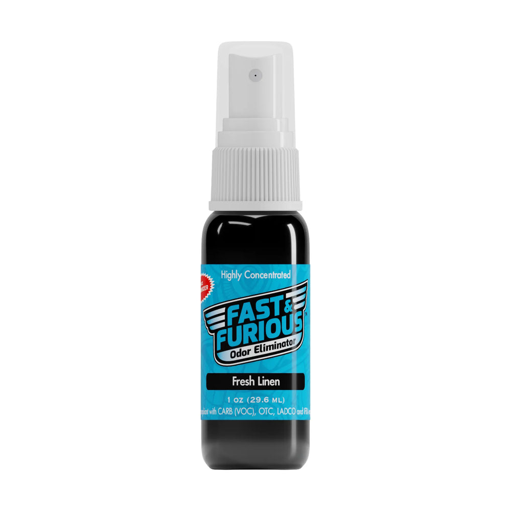 Fast and Furious Odor Eliminator - Fresh Linen Scent Size: 1 fl oz