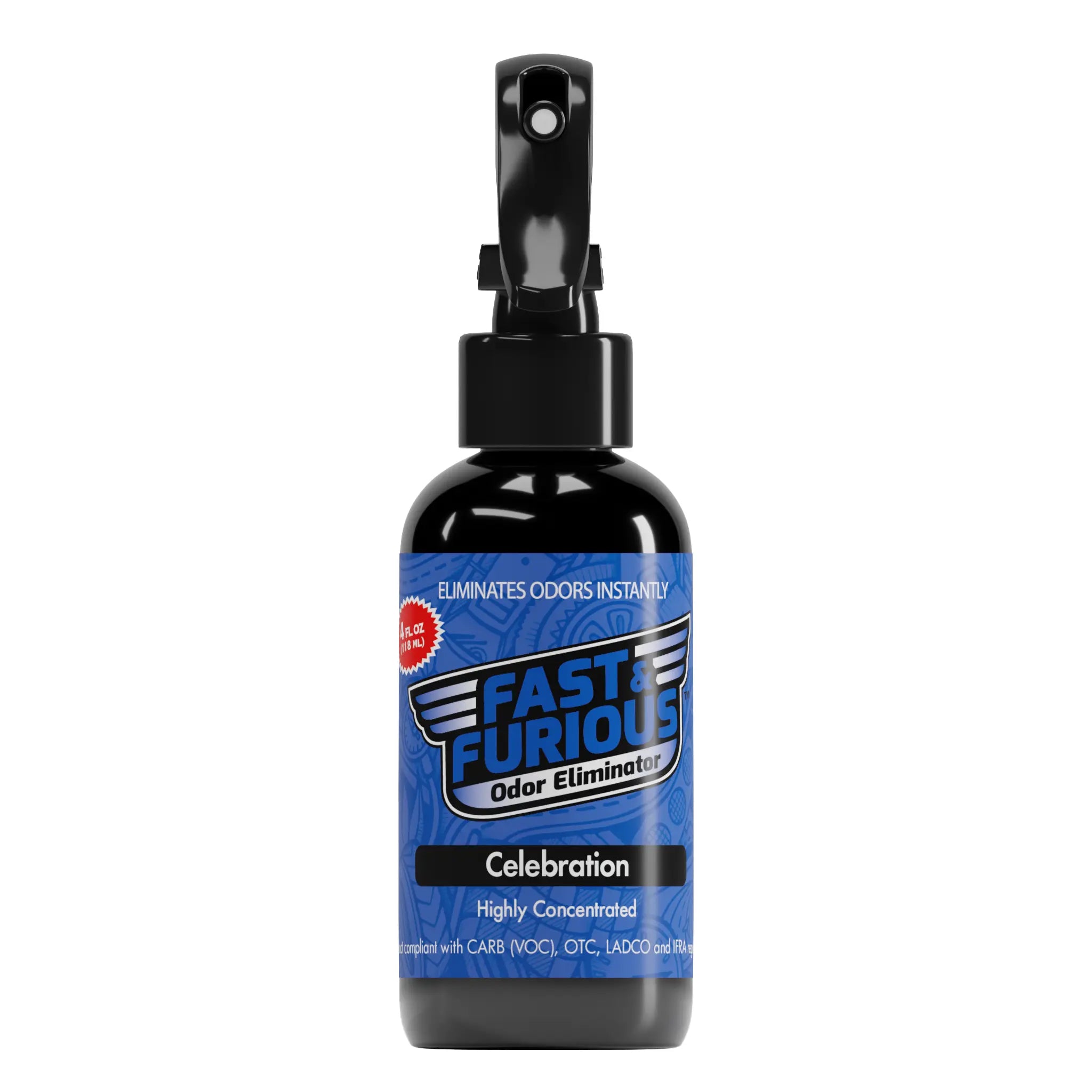 Fast and Furious Odor Eliminator - Celebration Scent Size: 4 fl oz