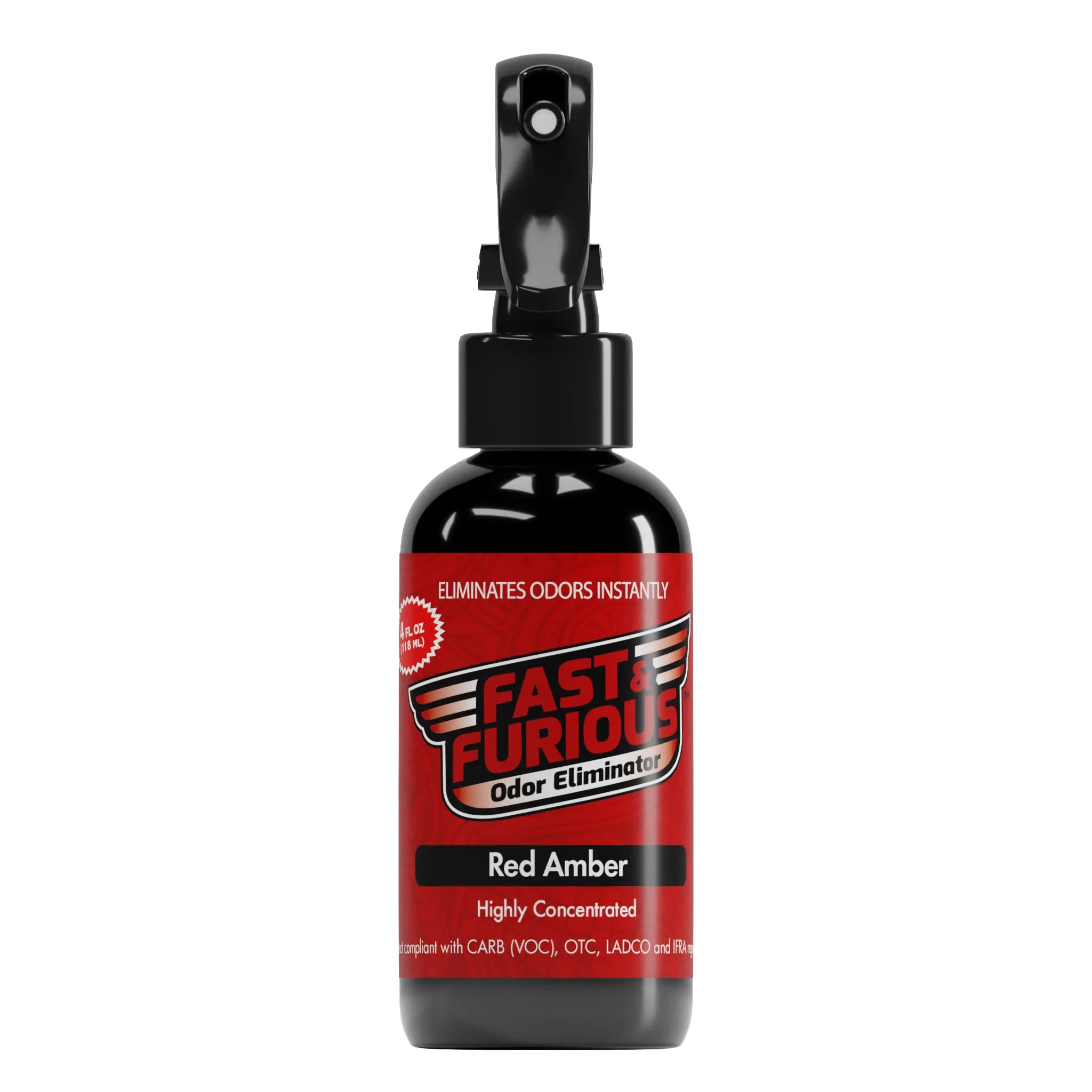 Fast and Furious Odor Eliminator - Red Amber Scent Size: 4 fl oz