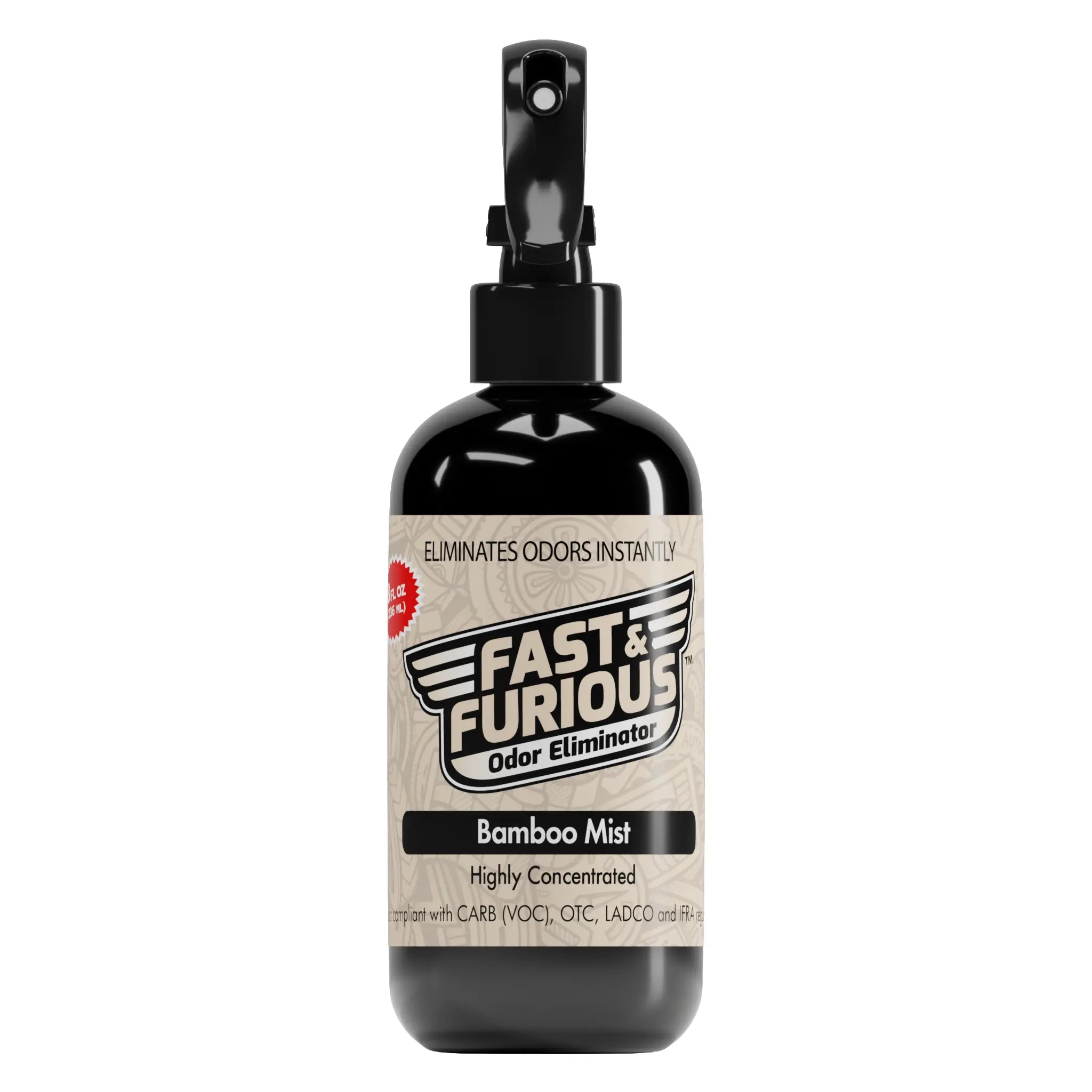 Fast and Furious Odor Eliminator - Bamboo Mist Scent Size: 8 fl oz