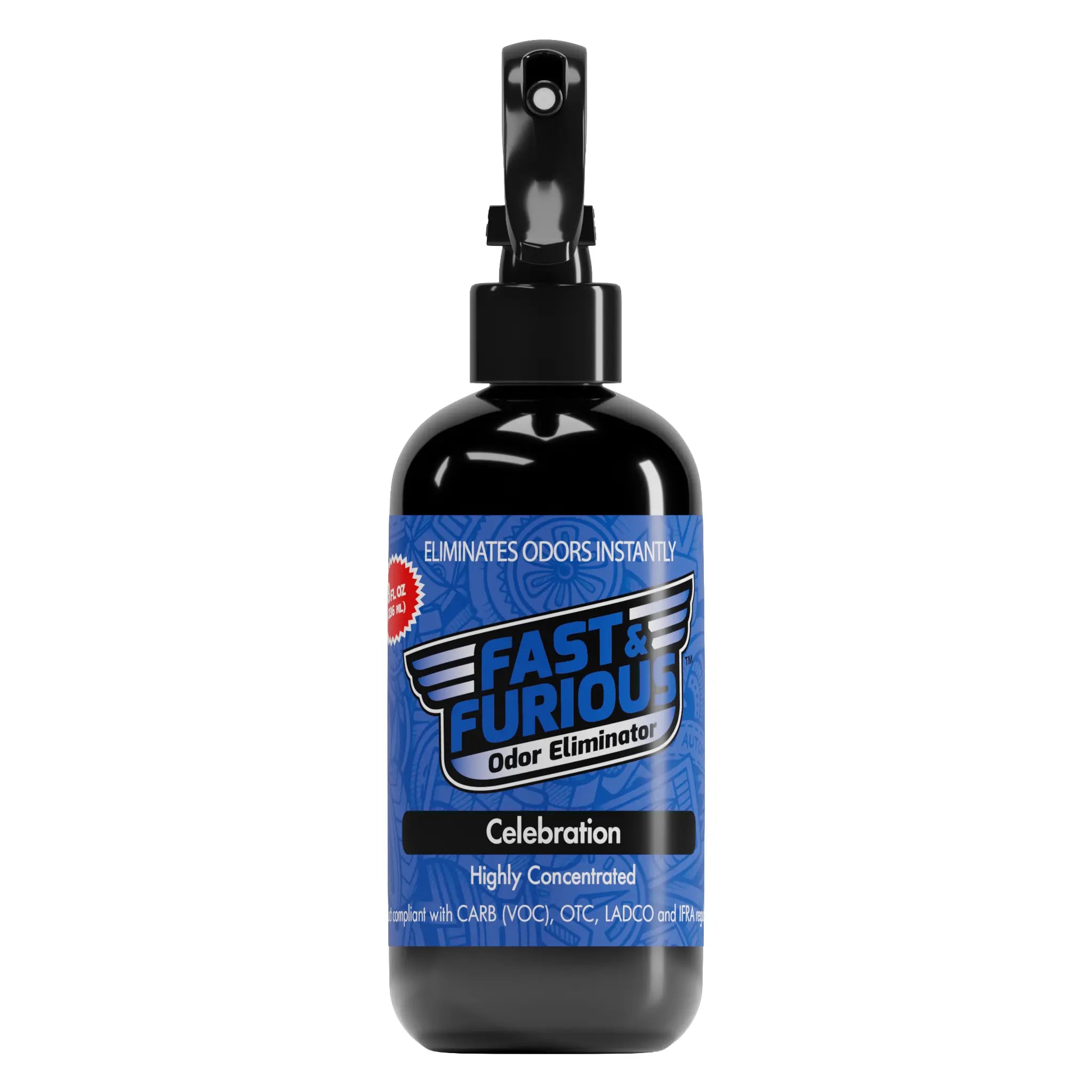 Fast and Furious Odor Eliminator - Celebration Scent Size: 8 fl oz