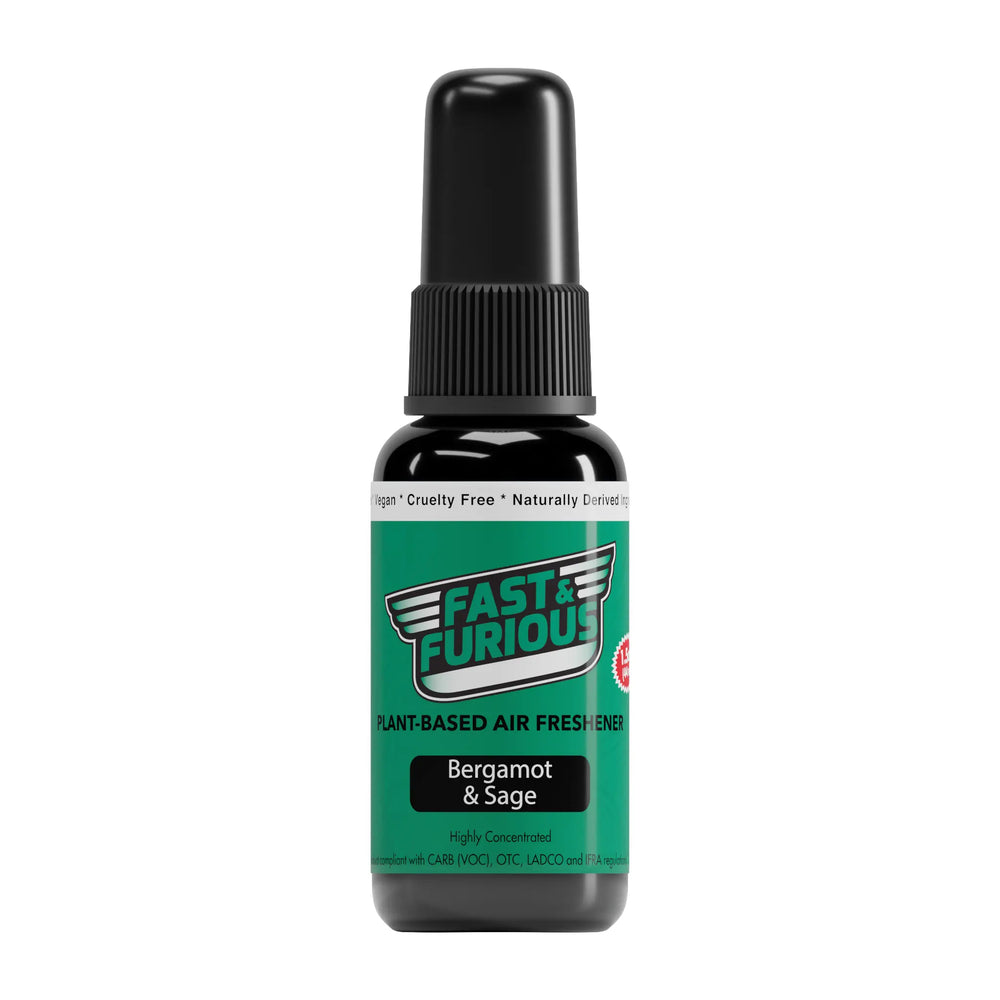 Fast & Furious Plant-Based Air Freshener, Bergamot & Sage Scent