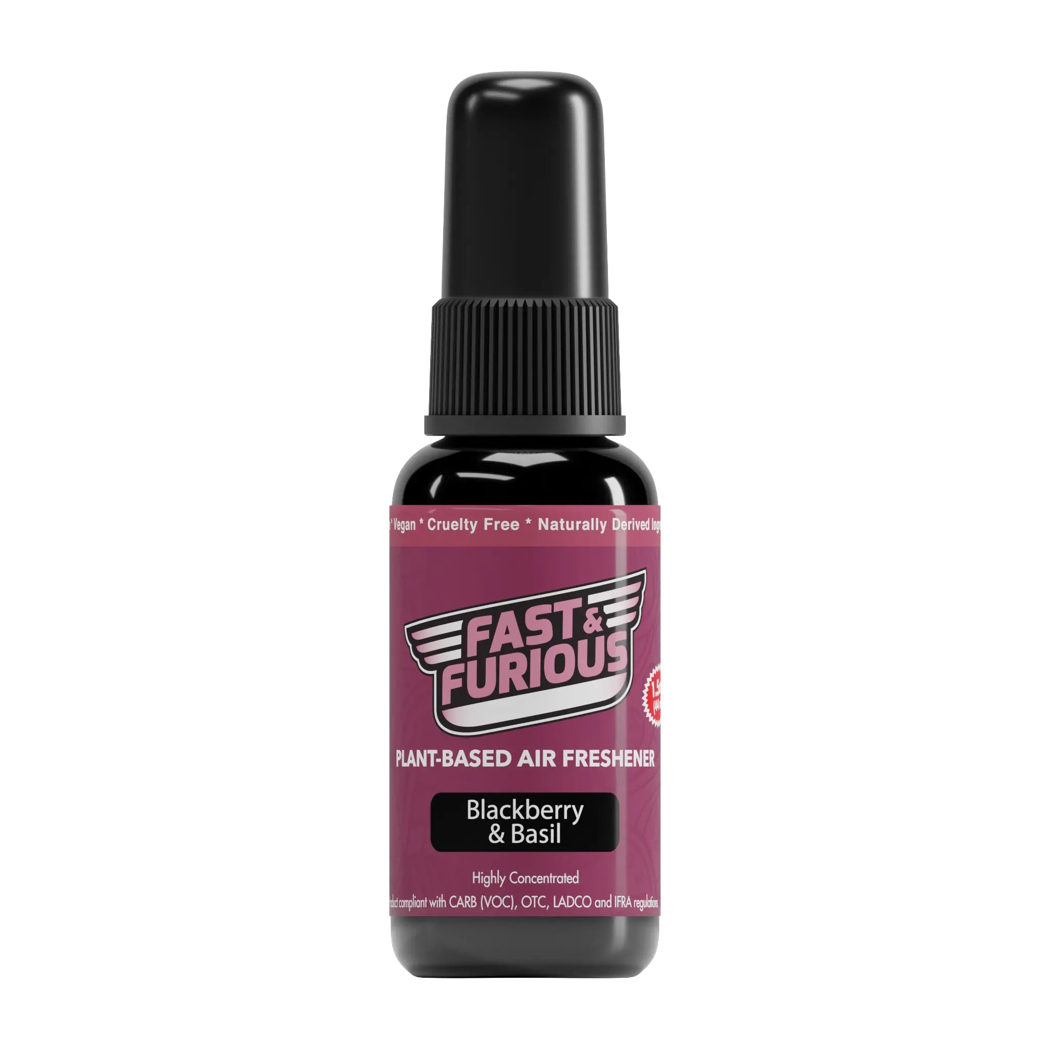 Fast and Furious Plant-Based Air Freshener - Blackberry & Basil Scent