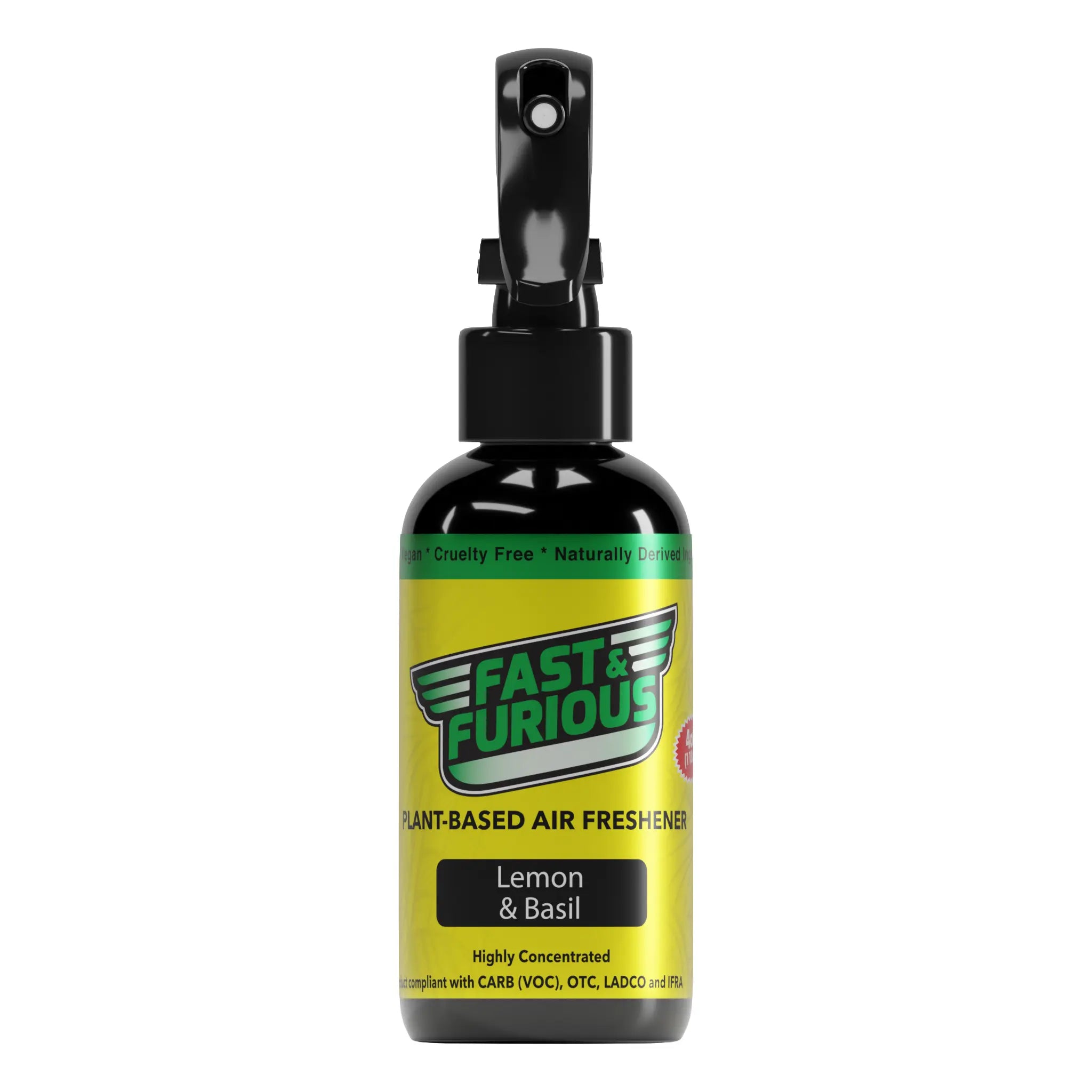 Fast & Furious Plant-Based Air Freshener, Lemon & Basil Scent