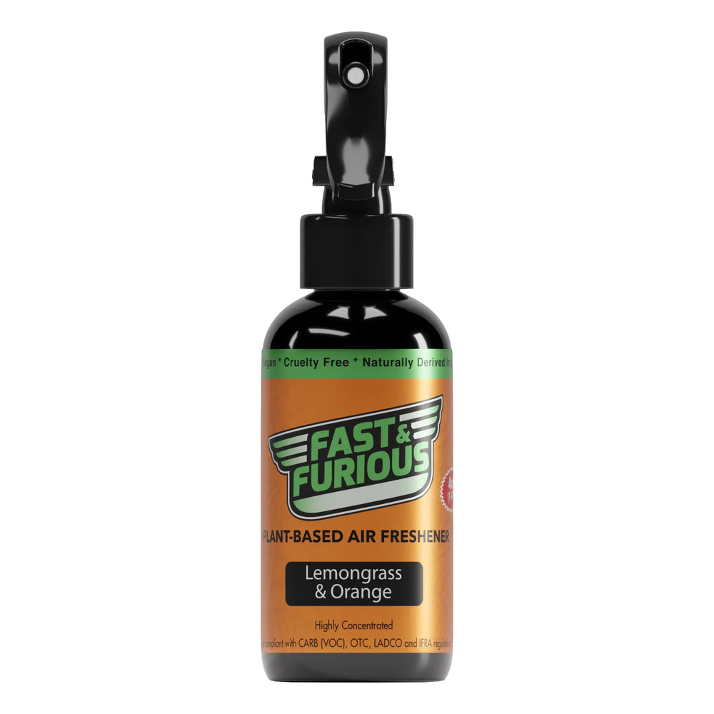 Fast and Furious Plant-Based Air Freshener - Lemongrass & Orange Scent