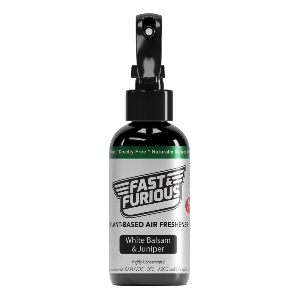 Fast and Furious Plant-Based Air Freshener - White Balsam & Juniper Scent