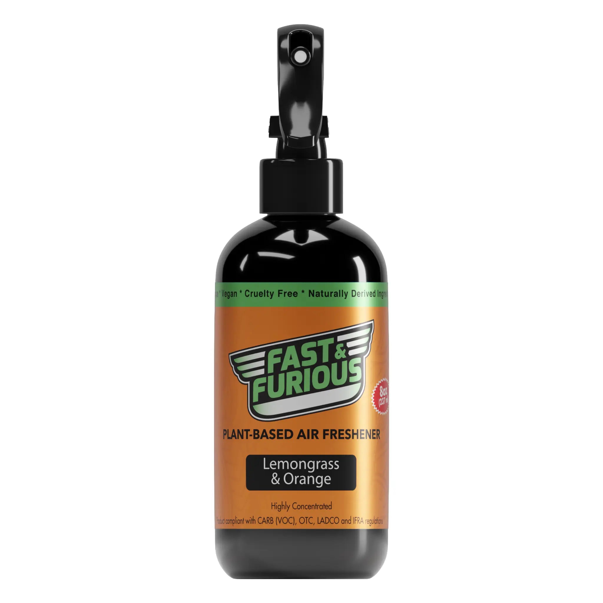 Fast and Furious Plant-Based Air Freshener - Lemongrass & Orange Scent