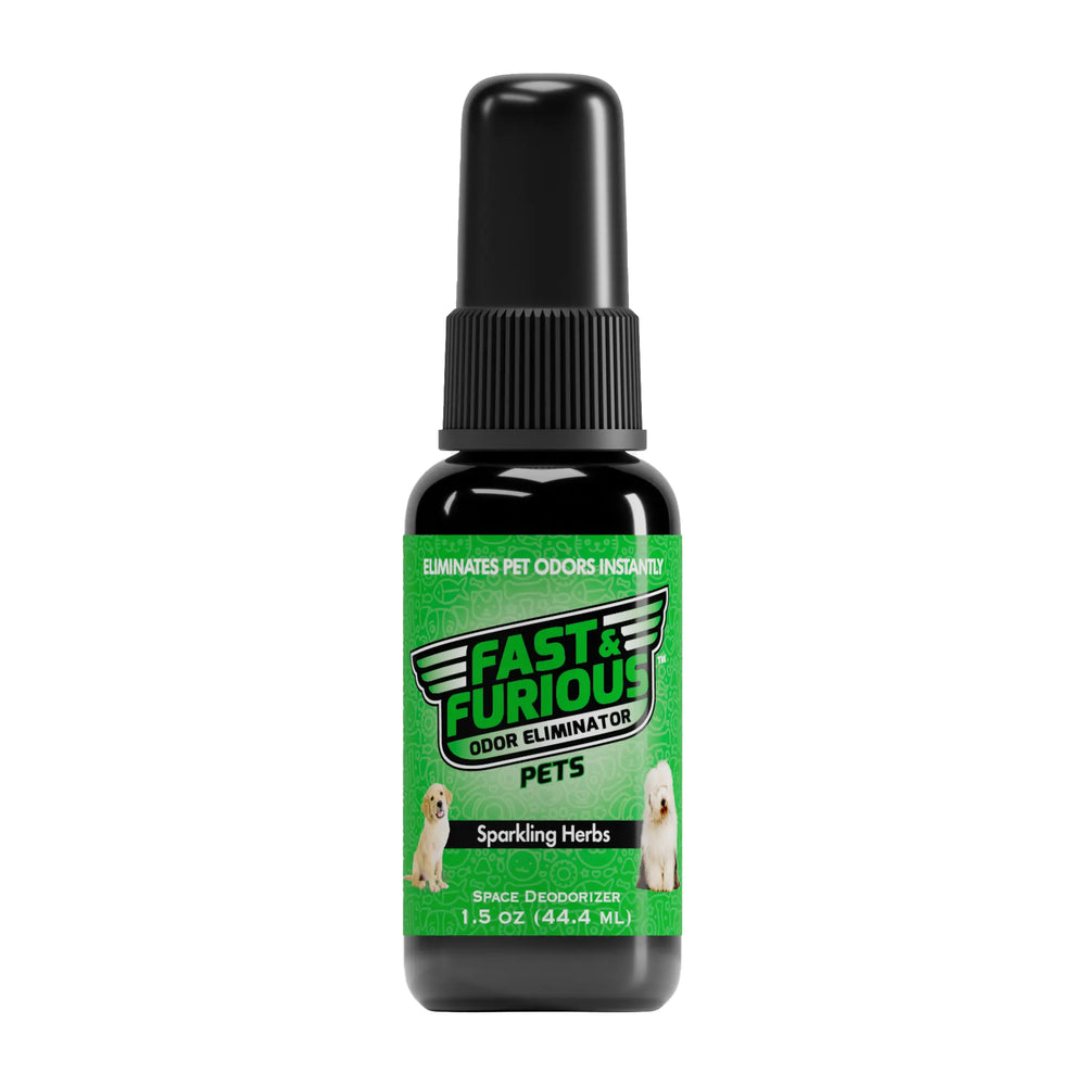 Fast and Furious Pets Odor Eliminator - Sparkling Herbs Scent Size: 1.5oz