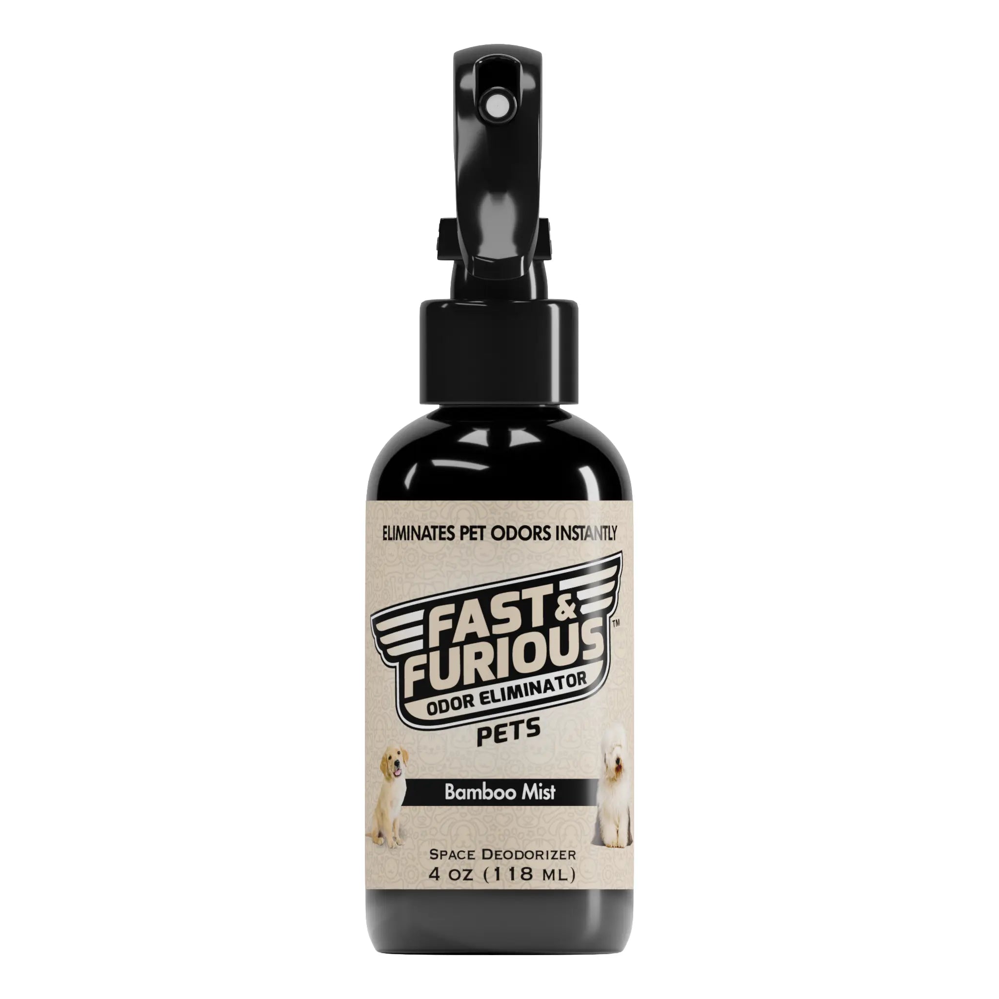 Fast and Furious Pets Odor Eliminator - Bamboo Mist Scent Size: 4oz