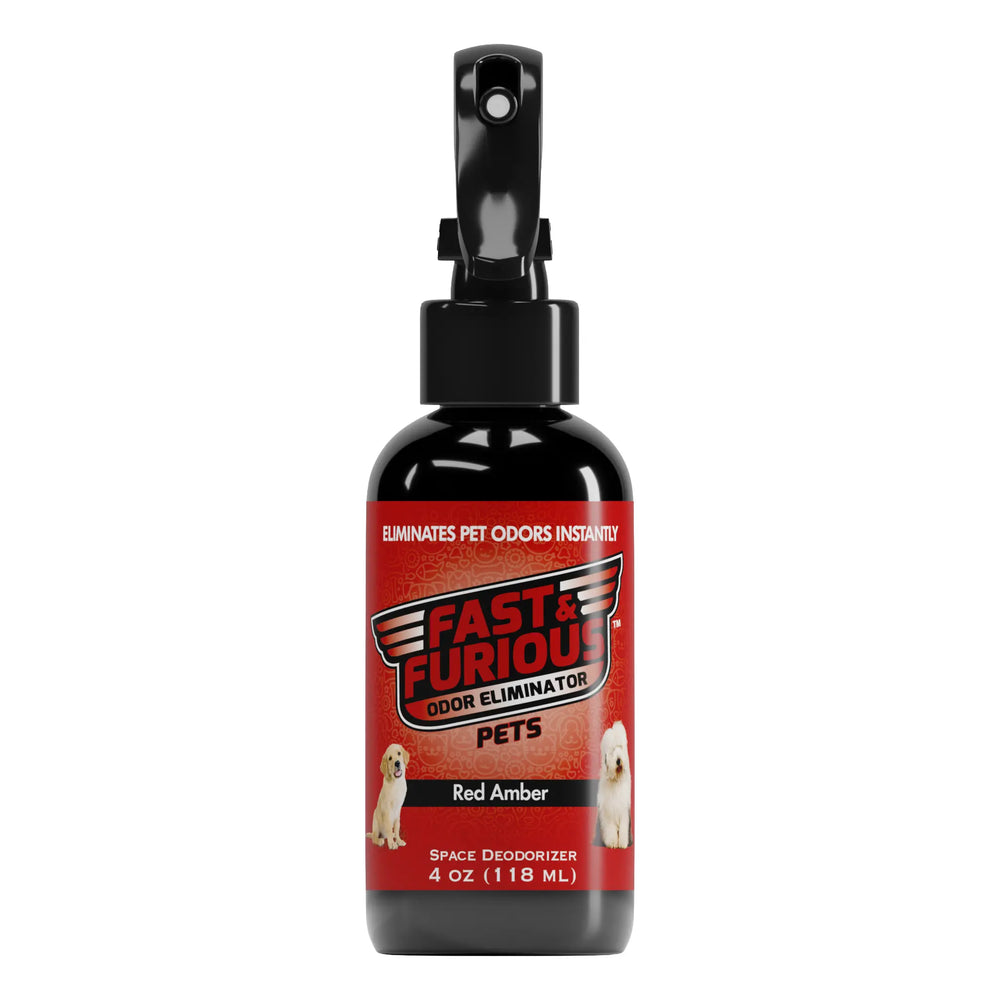 Fast and Furious Pets Odor Eliminator - Red Amber Scent Size: 4oz