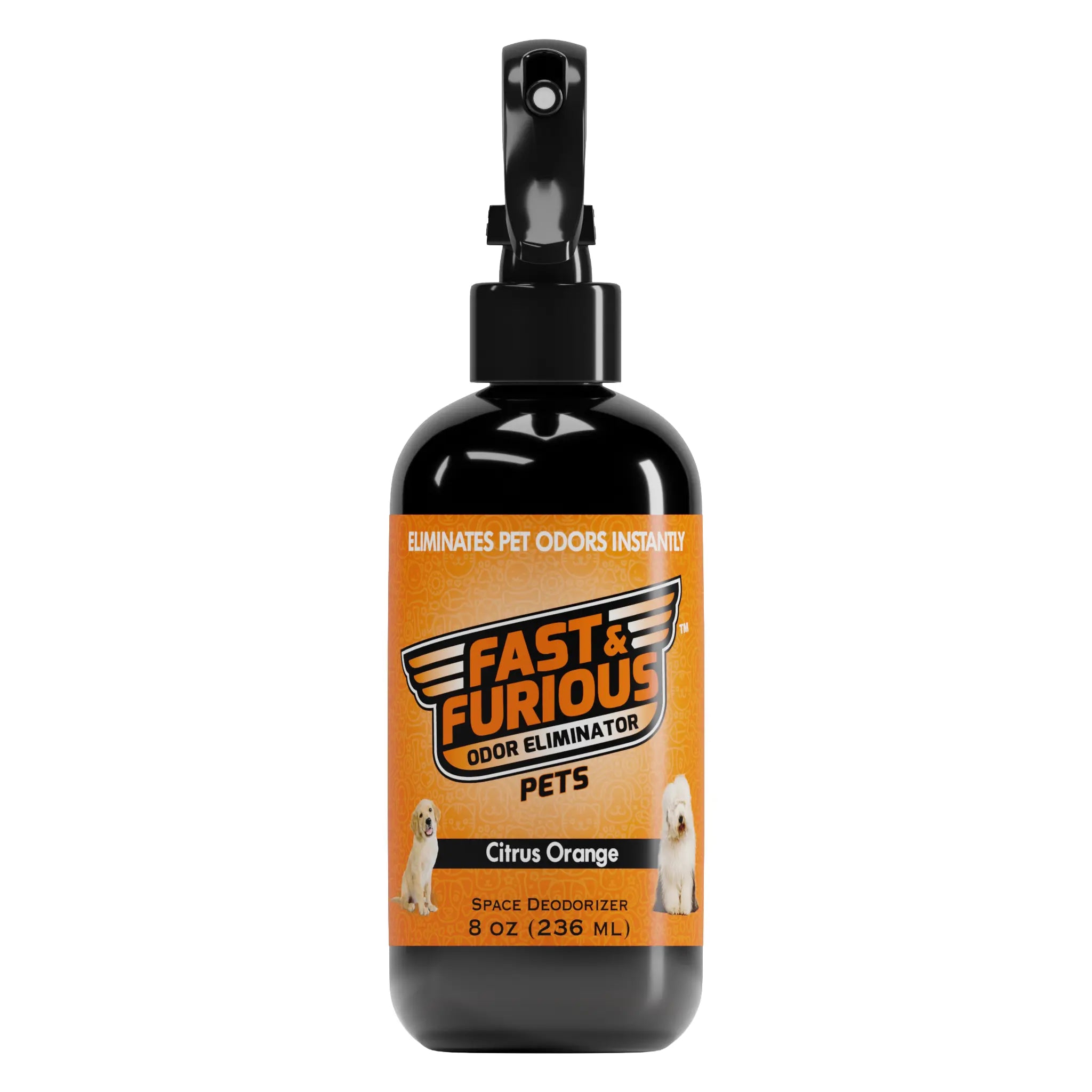 Fast and Furious Pets Odor Eliminator - Citrus Orange Scent Size: 8oz