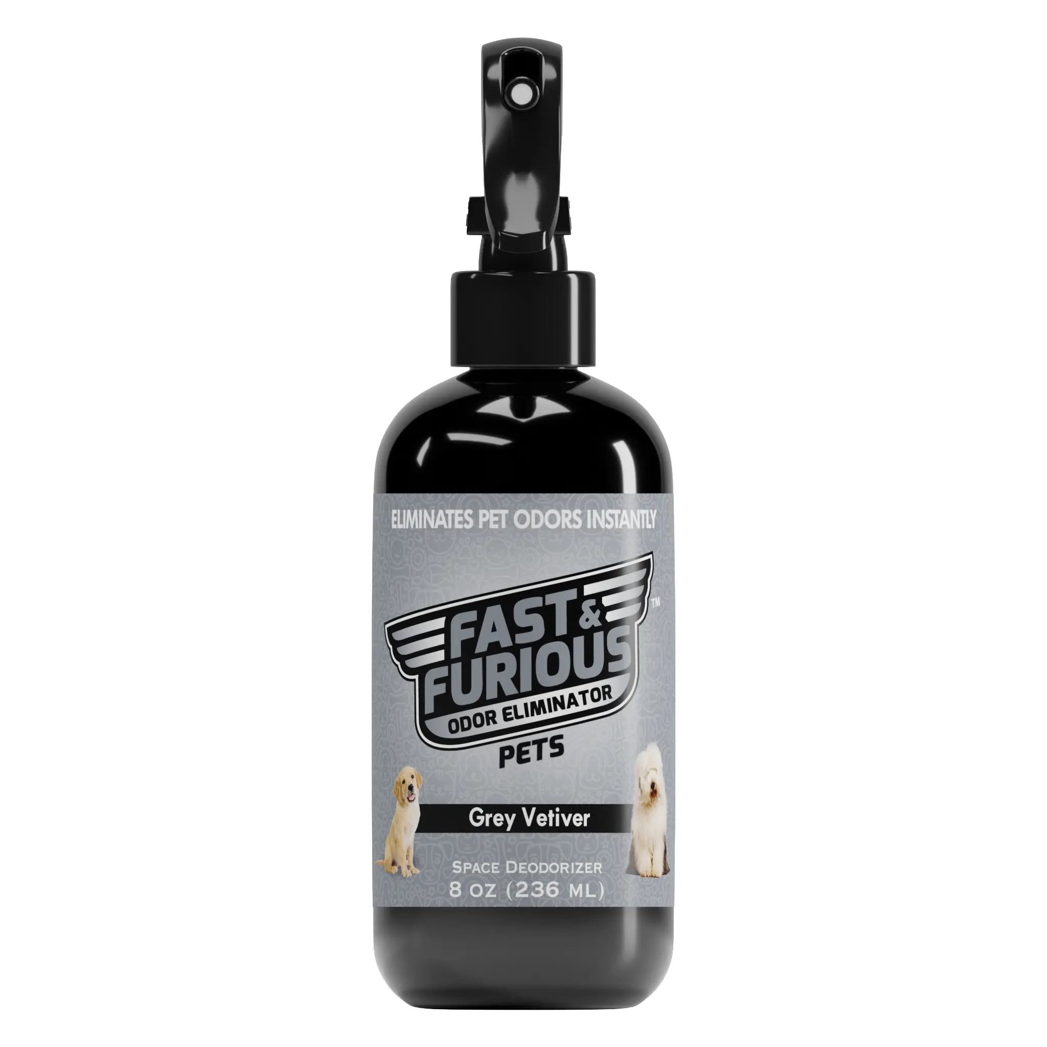 Fast and Furious Pets Odor Eliminator - Grey Vetiver Scent Size: 8oz