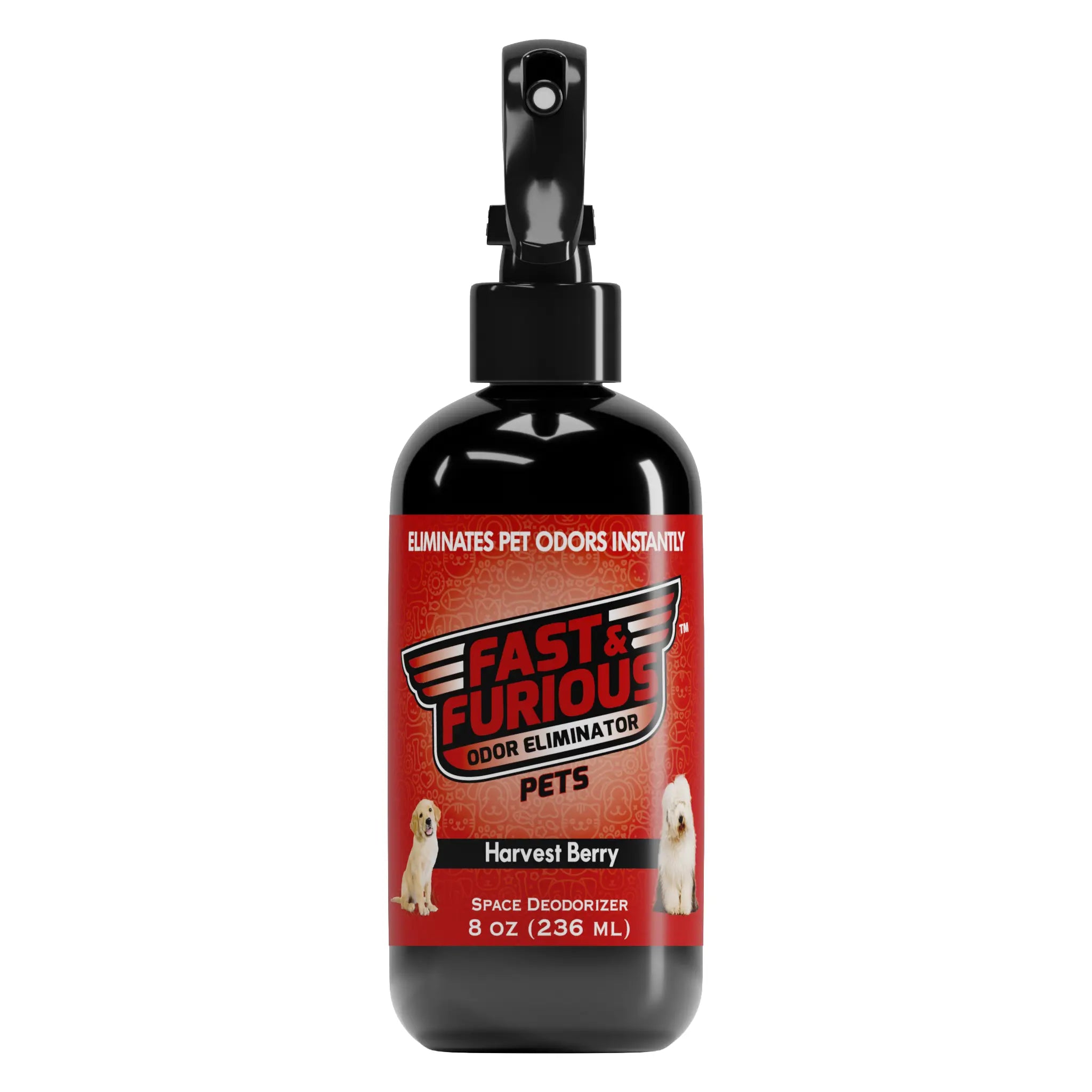 Fast and Furious Pets Odor Eliminator - Harvest Berry Scent Size: 8oz
