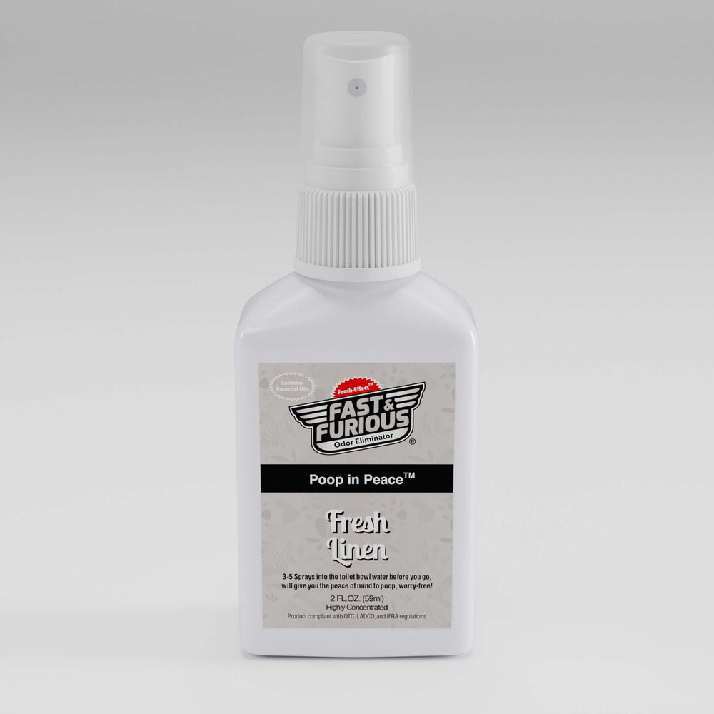 Poop In Peace Before-You-Go Toilet Spray - Fresh Linen Scent