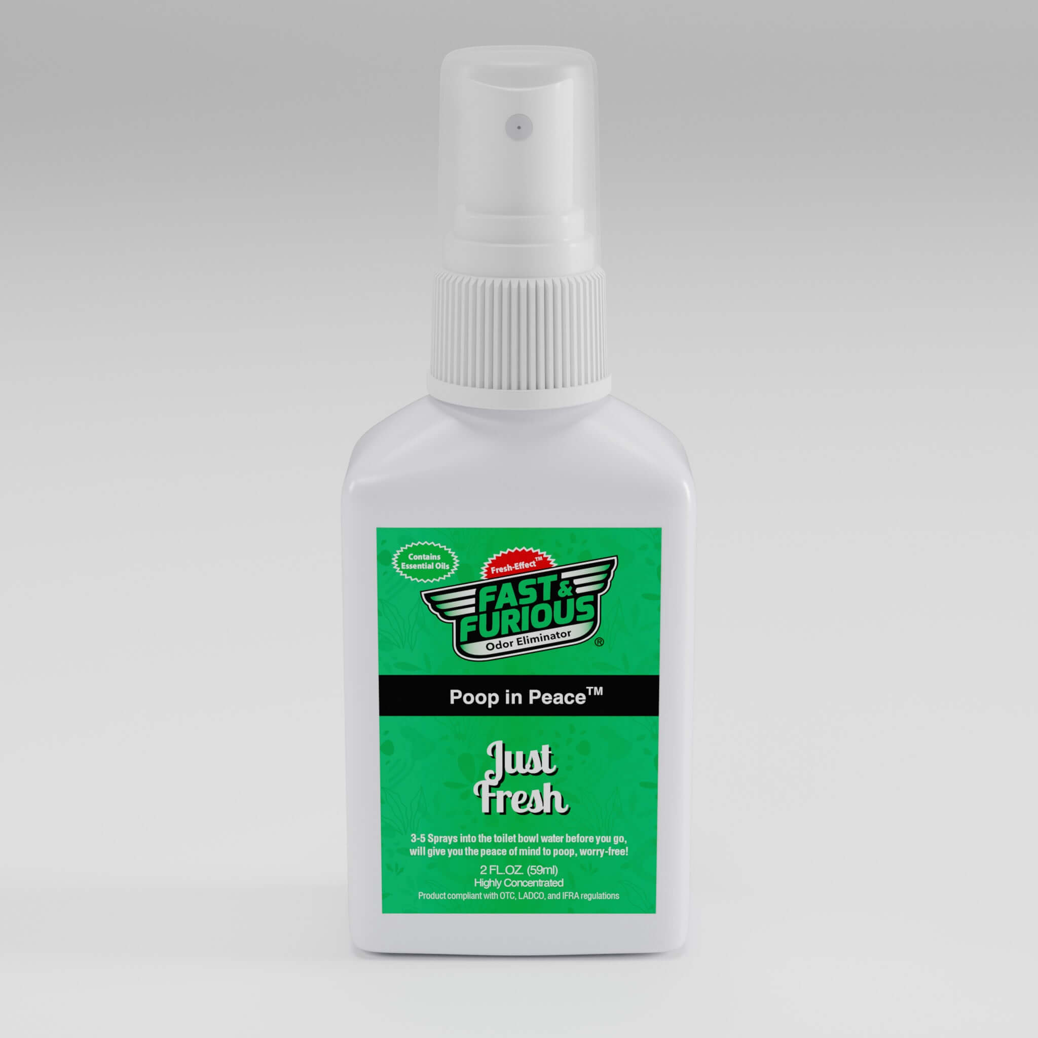 Poop In Peace Before-You-Go Toilet Spray - Just Fresh Scent Size: 2 fl oz