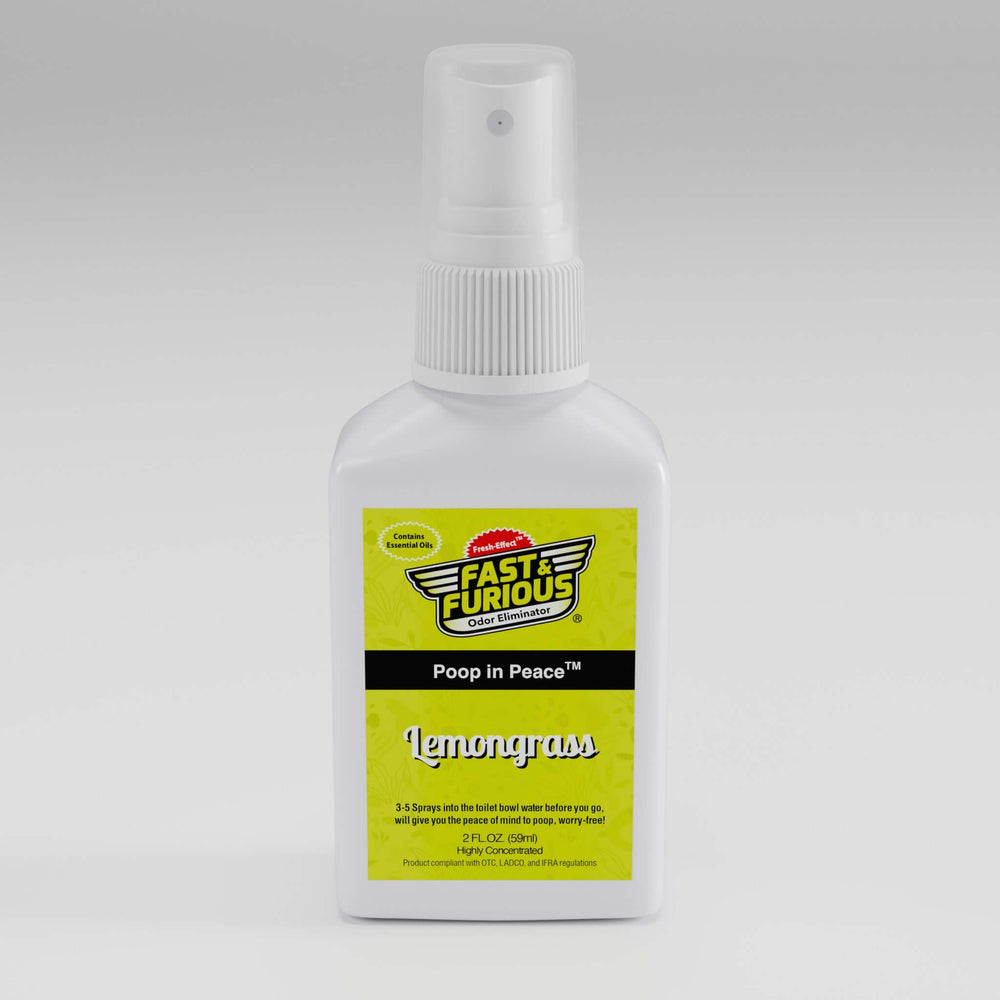 Poop In Peace Before-You-Go Toilet Spray - Lemongrass Scent