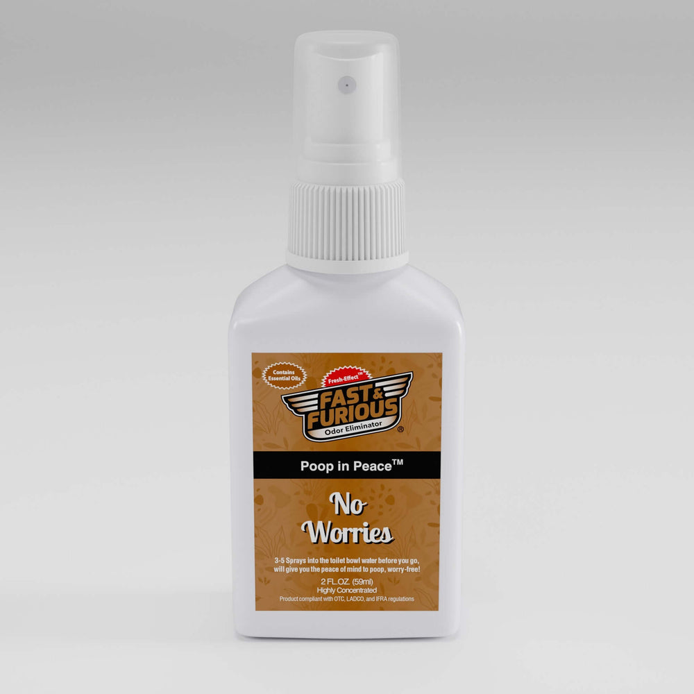 Poop In Peace Before-You-Go Toilet Spray - No Worries Scent