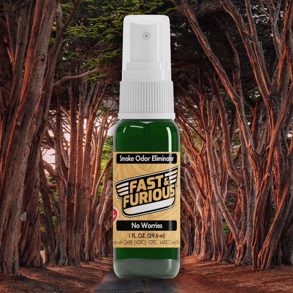 Fast & Furious Smoke Odor Eliminator - No Worries Scent (1 fl. oz.)