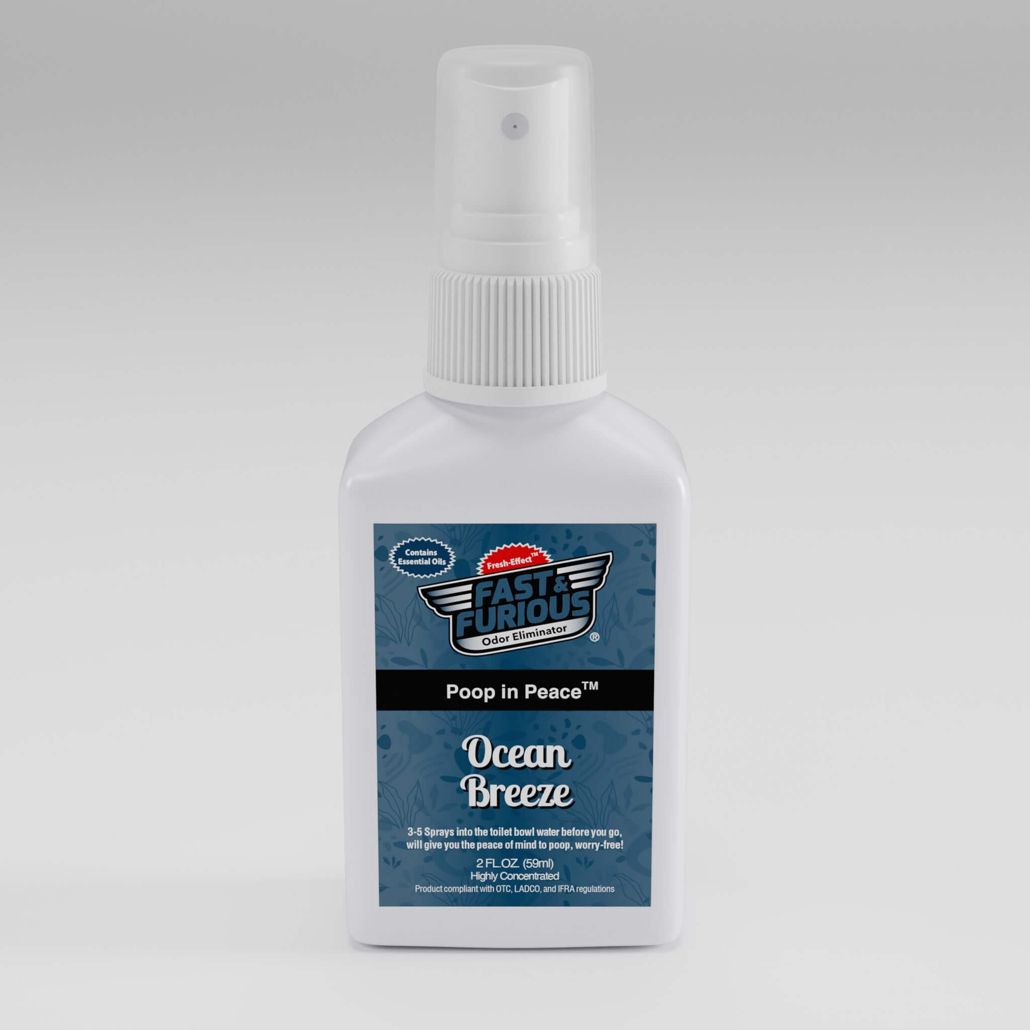Poop In Peace Before-You-Go Toilet Spray - Ocean Breeze Scent Size: 2 fl oz
