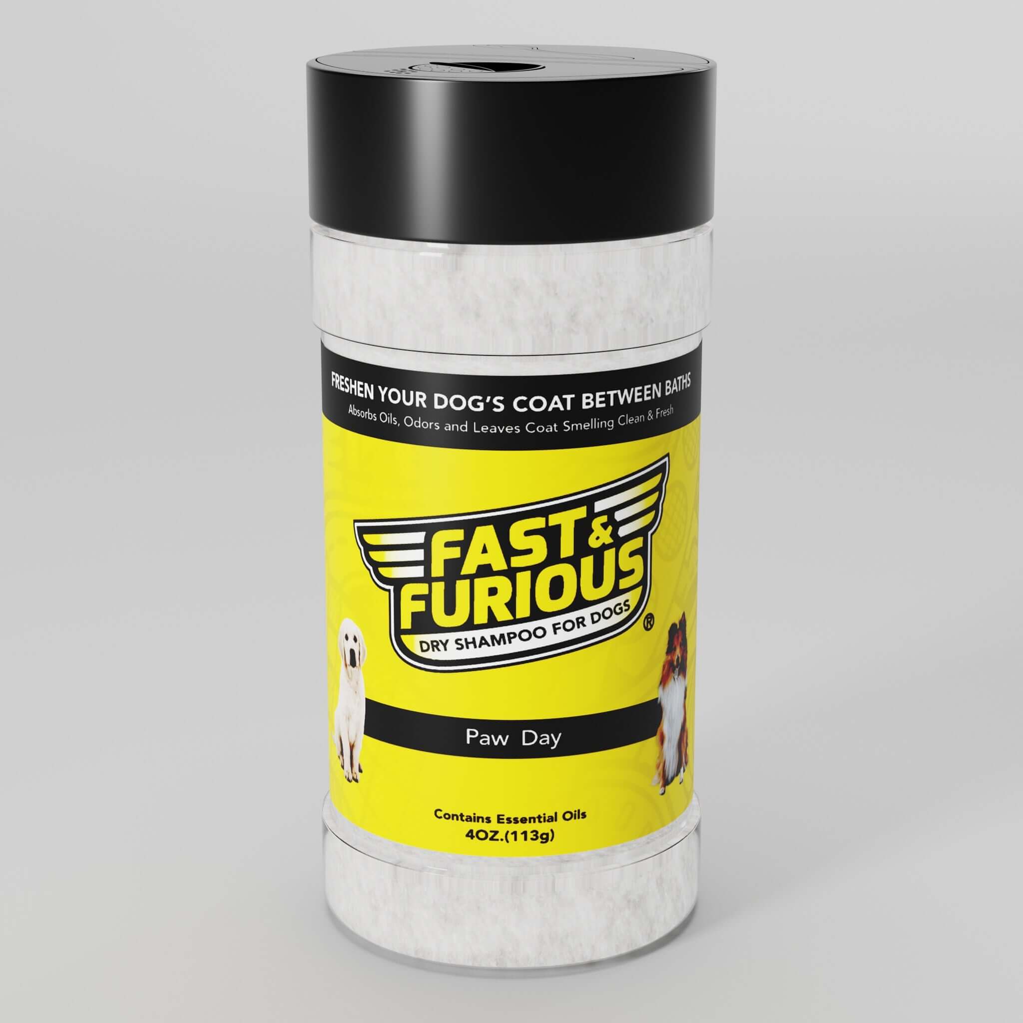 Fast & Furious Dry Shampoo for Dogs - Paw Day Scent Size: 4oz
