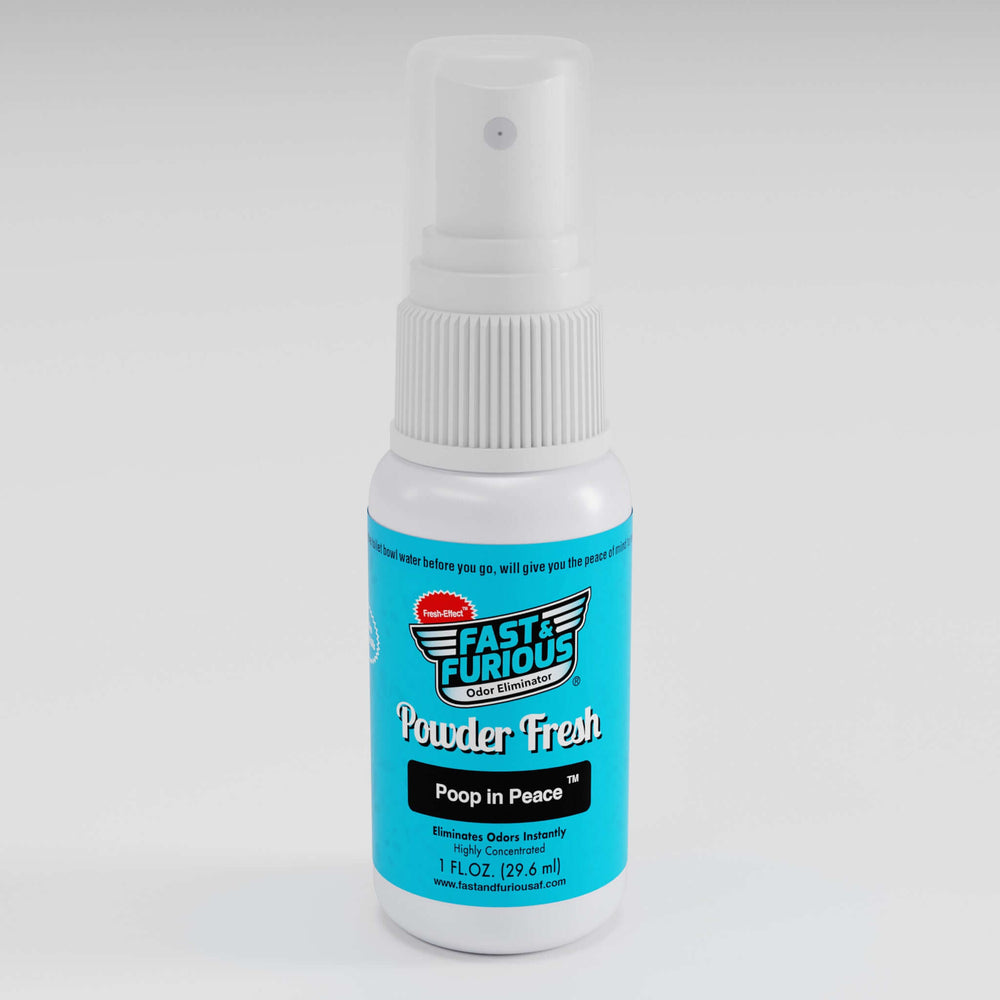 Poop In Peace Before-You-Go Toilet Spray - Powder Fresh Scent Size: 1 fl oz