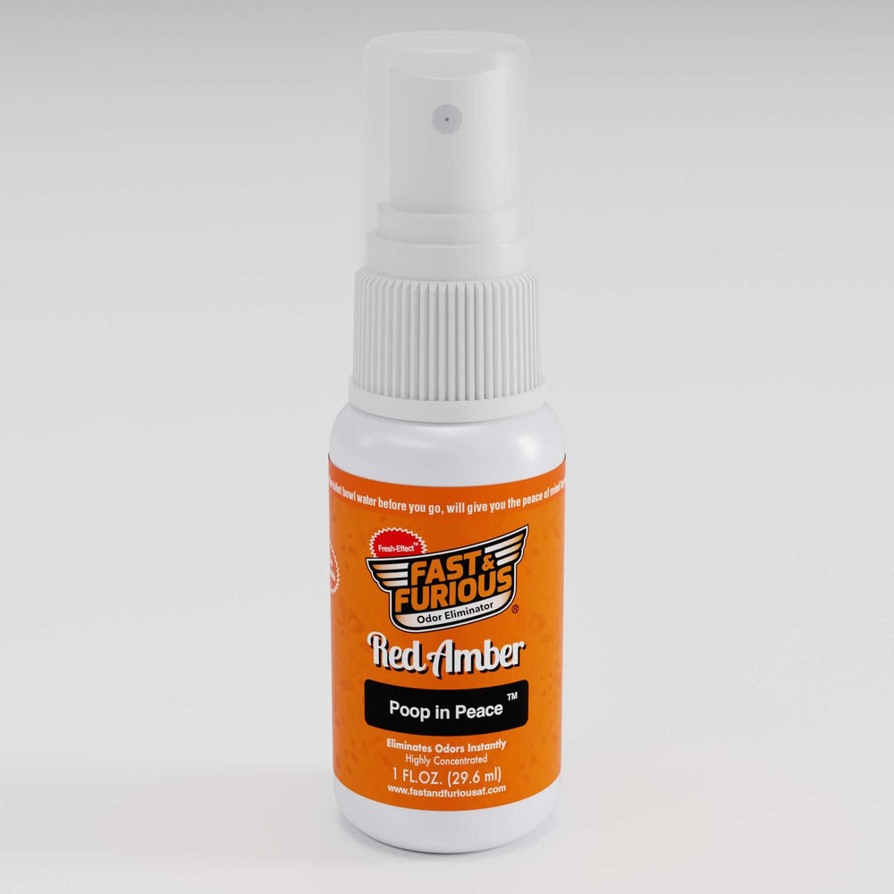 Poop In Peace Before-You-Go Toilet Spray - Red Amber Scent Size: 1 fl oz