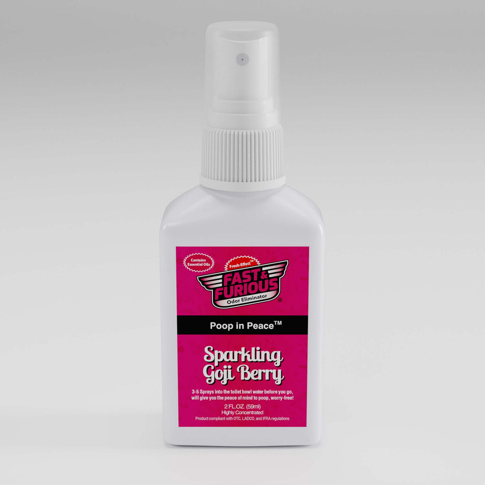 Poop In Peace Before-You-Go Toilet Spray - Sparkling Goji Berry Scent Size: 2 fl oz