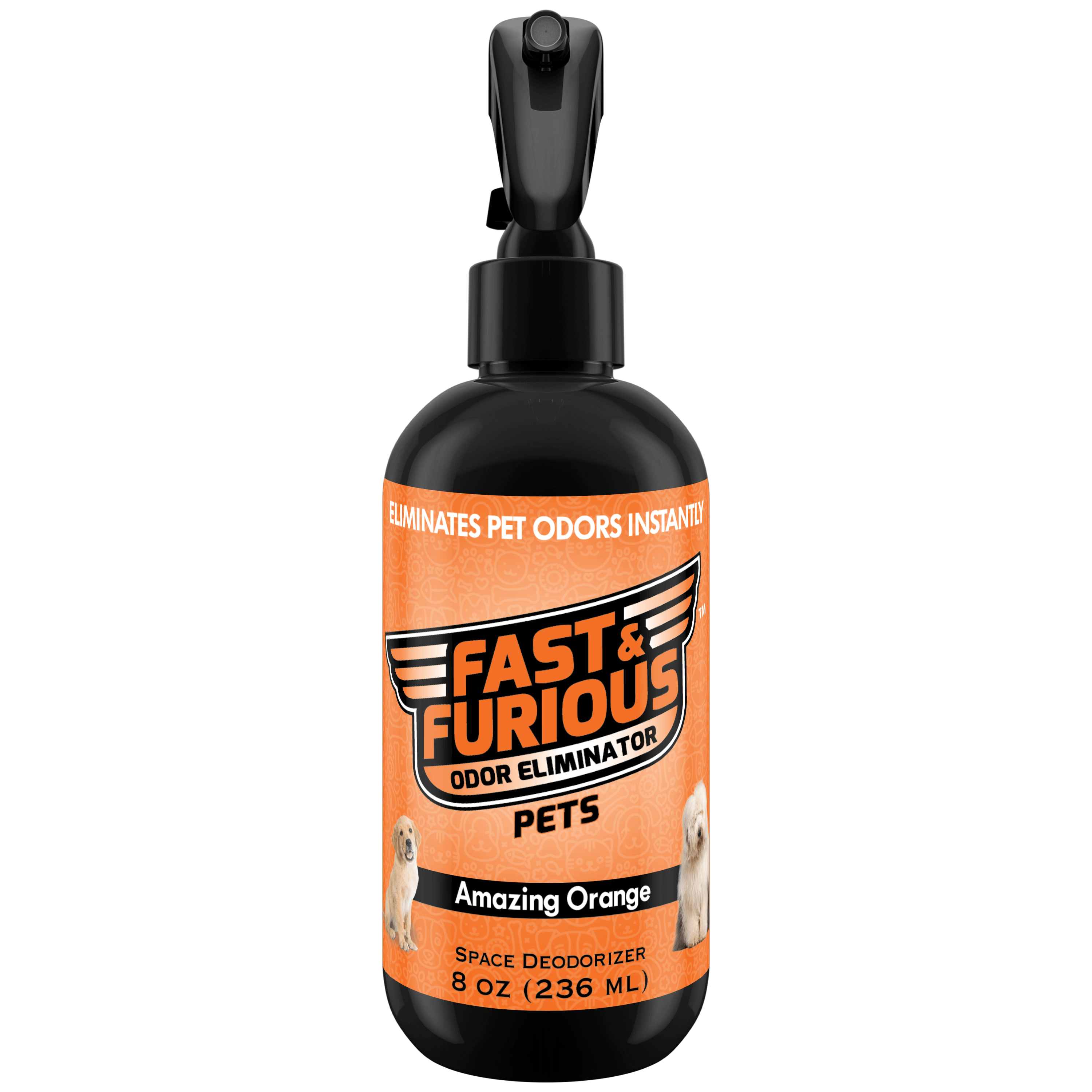 Fast and Furious Pets Odor Eliminator - Amazing Orange Scent