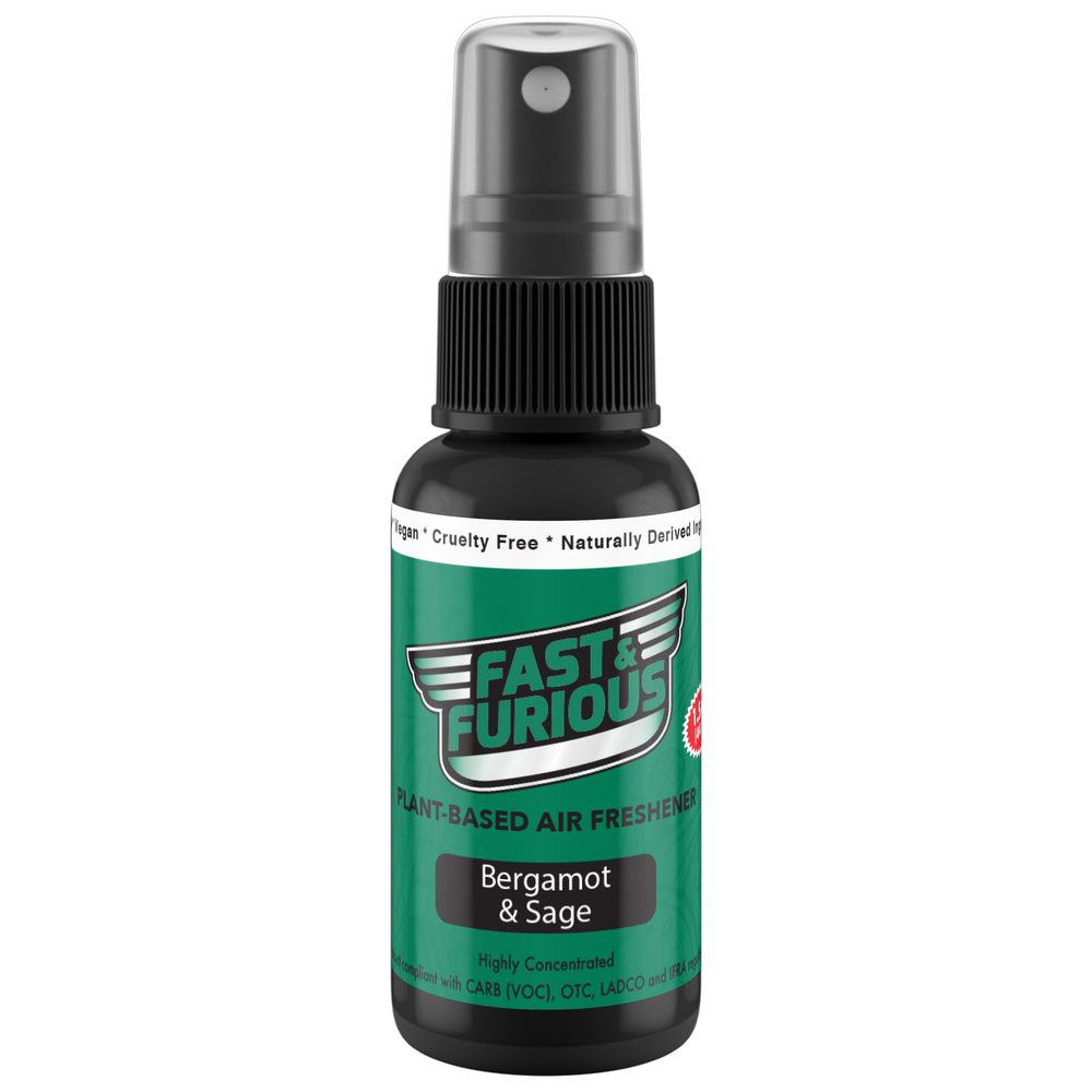 Fast and Furious Plant-Based Air Freshener - Bergamot & Sage Scent