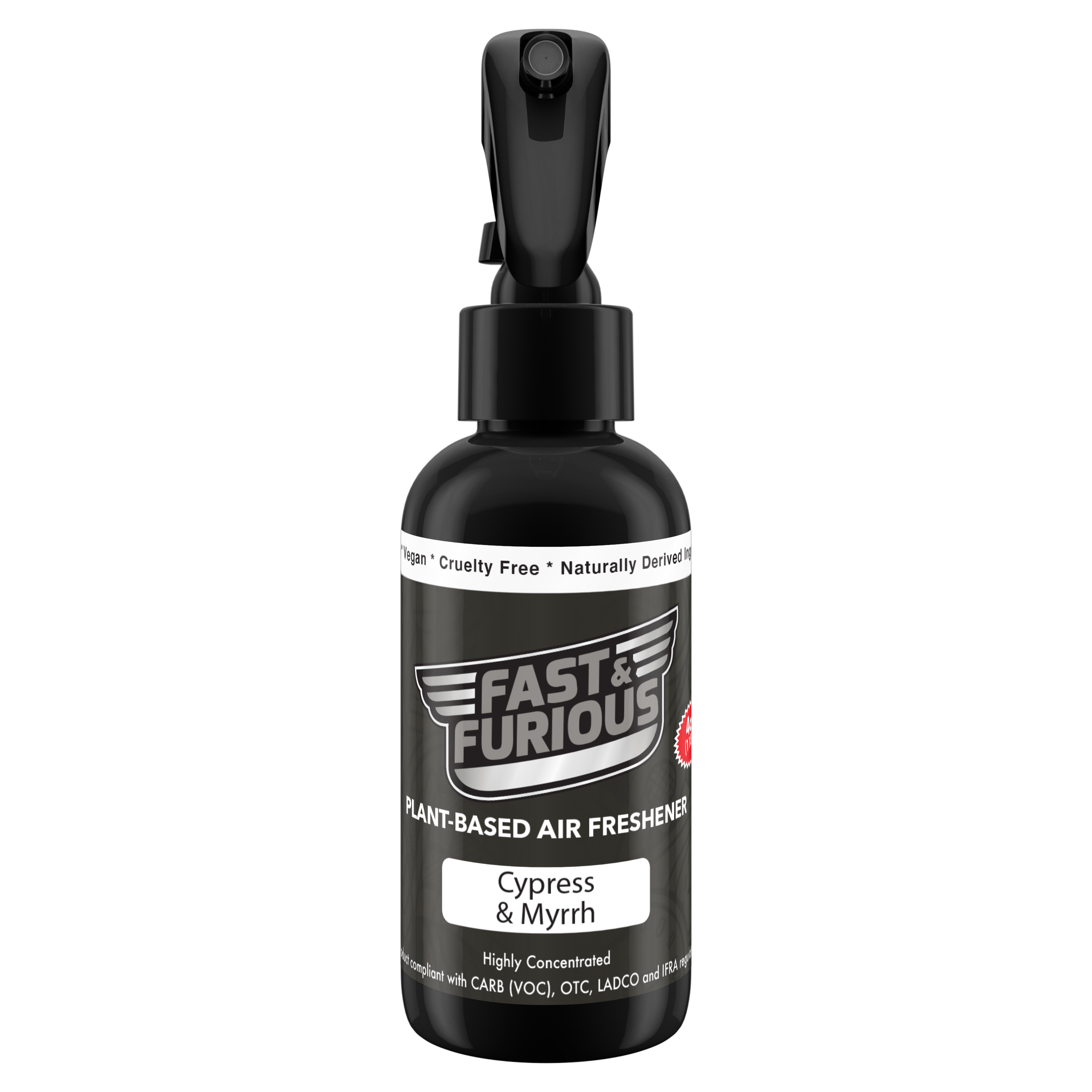 Fast and Furious Plant-Based Air Freshener - Cypress & Myrrh Scent
