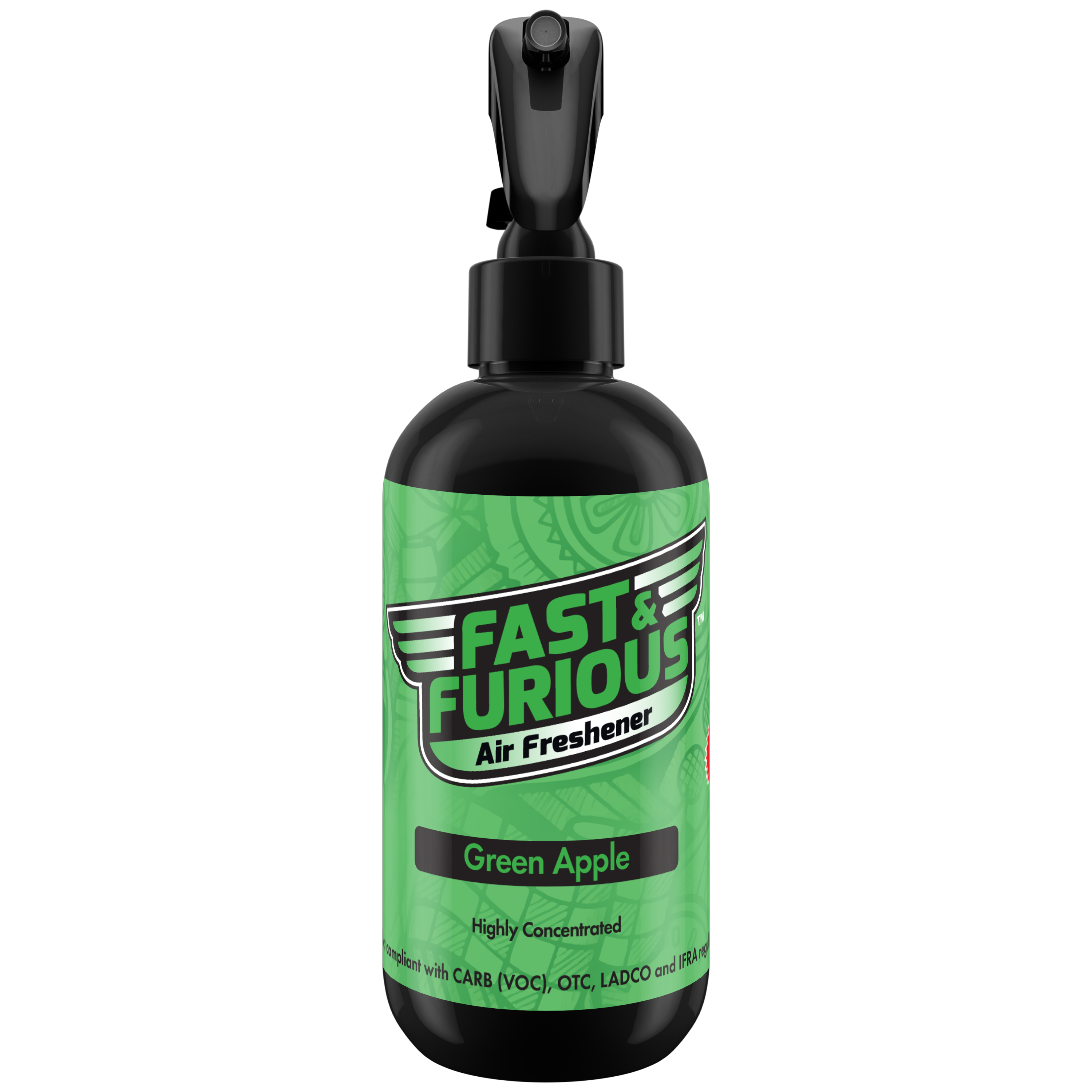Fast and Furious Air Freshener - Green Apple Scent