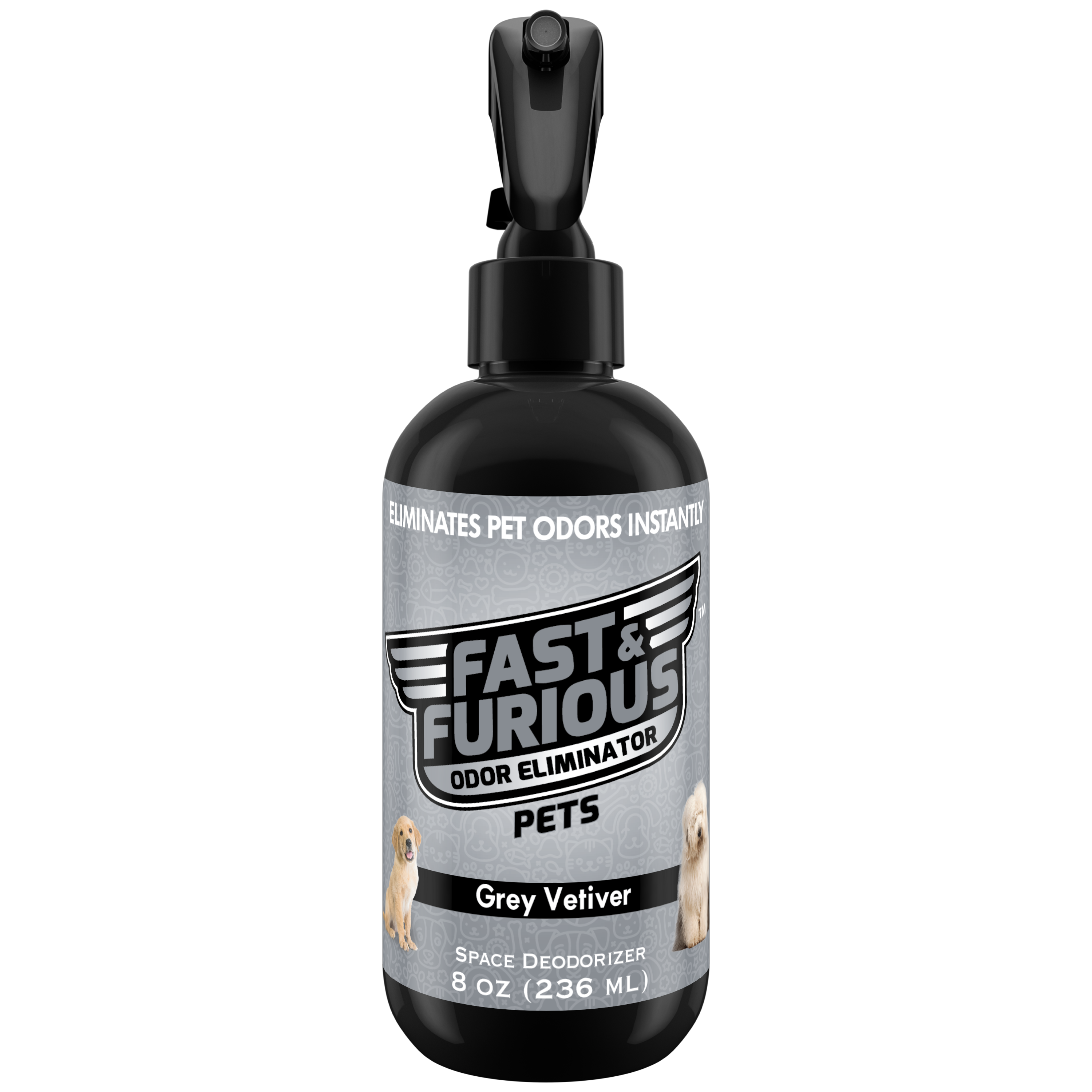 Fast and Furious Pets Odor Eliminator - Grey Vetiver Scent