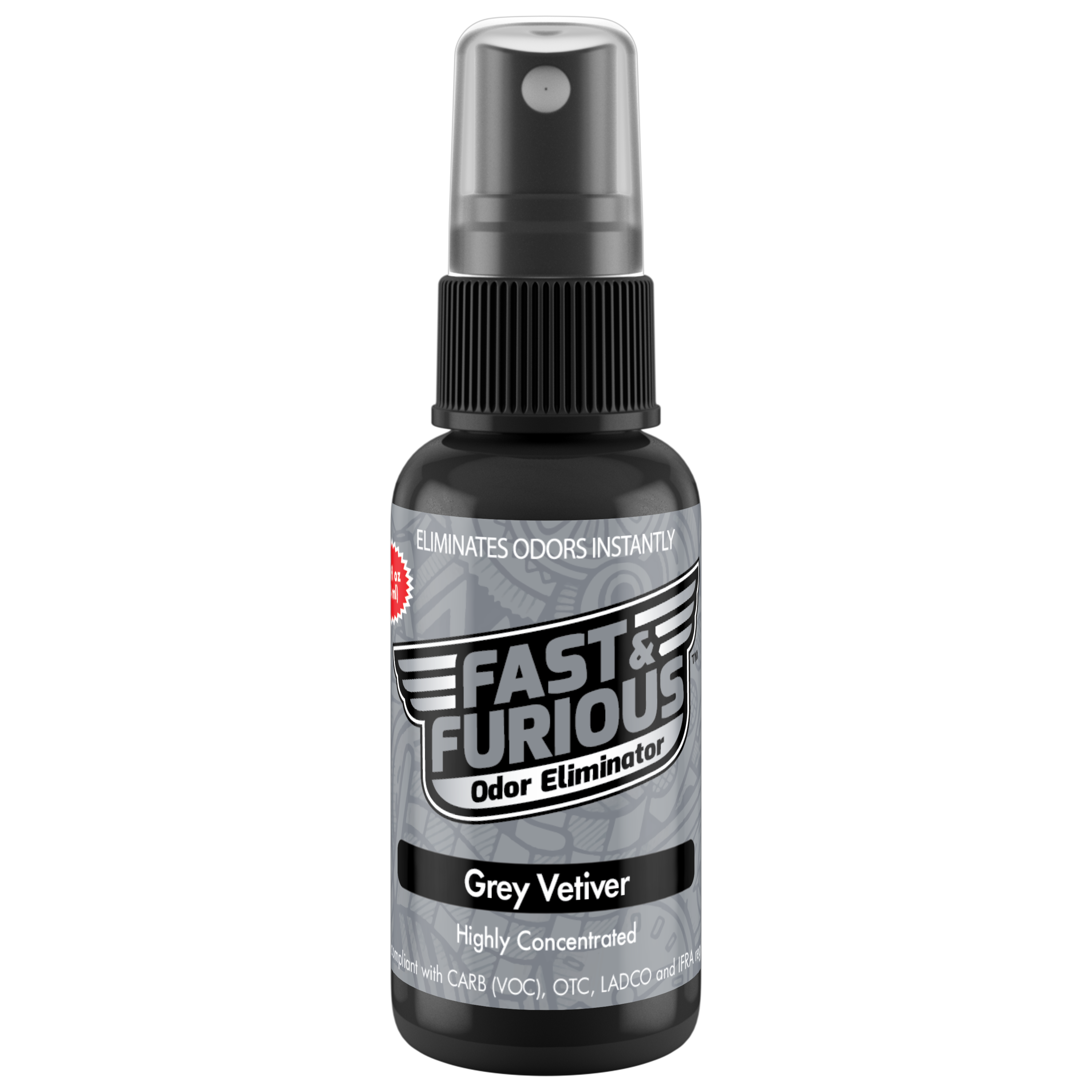 Fast and Furious Odor Eliminator - Grey Vetiver Scent