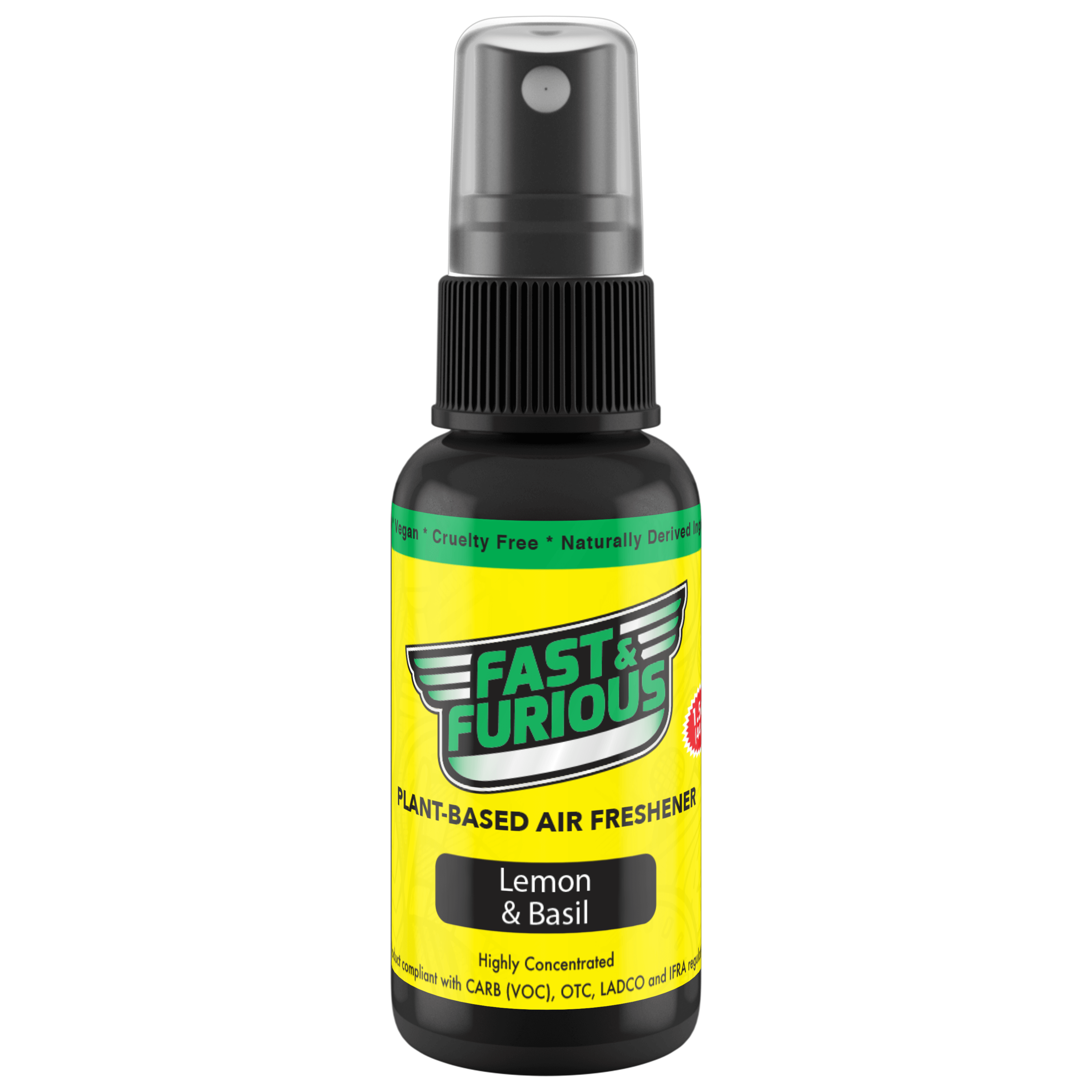 Fast and Furious Plant-Based Air Freshener - Lemon & Basil Scent – Fast ...