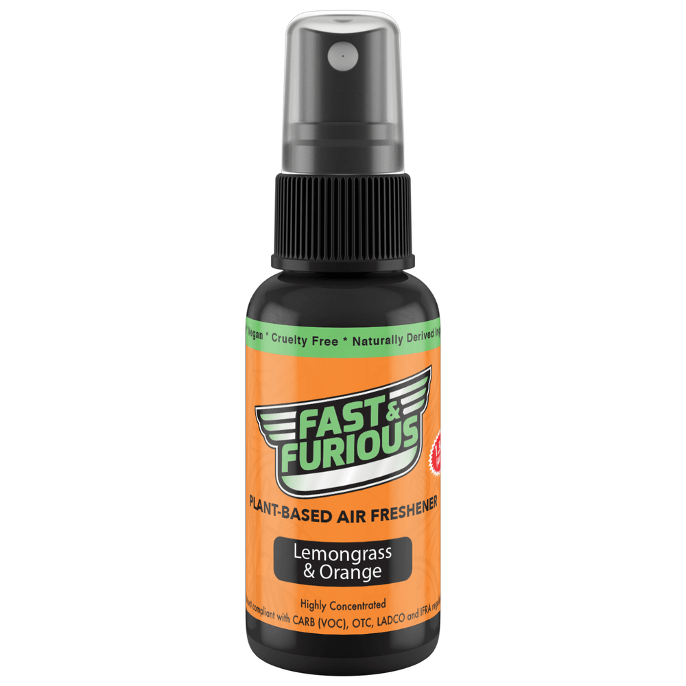 Fast and Furious Plant-Based Air Freshener - Lemongrass & Orange Scent