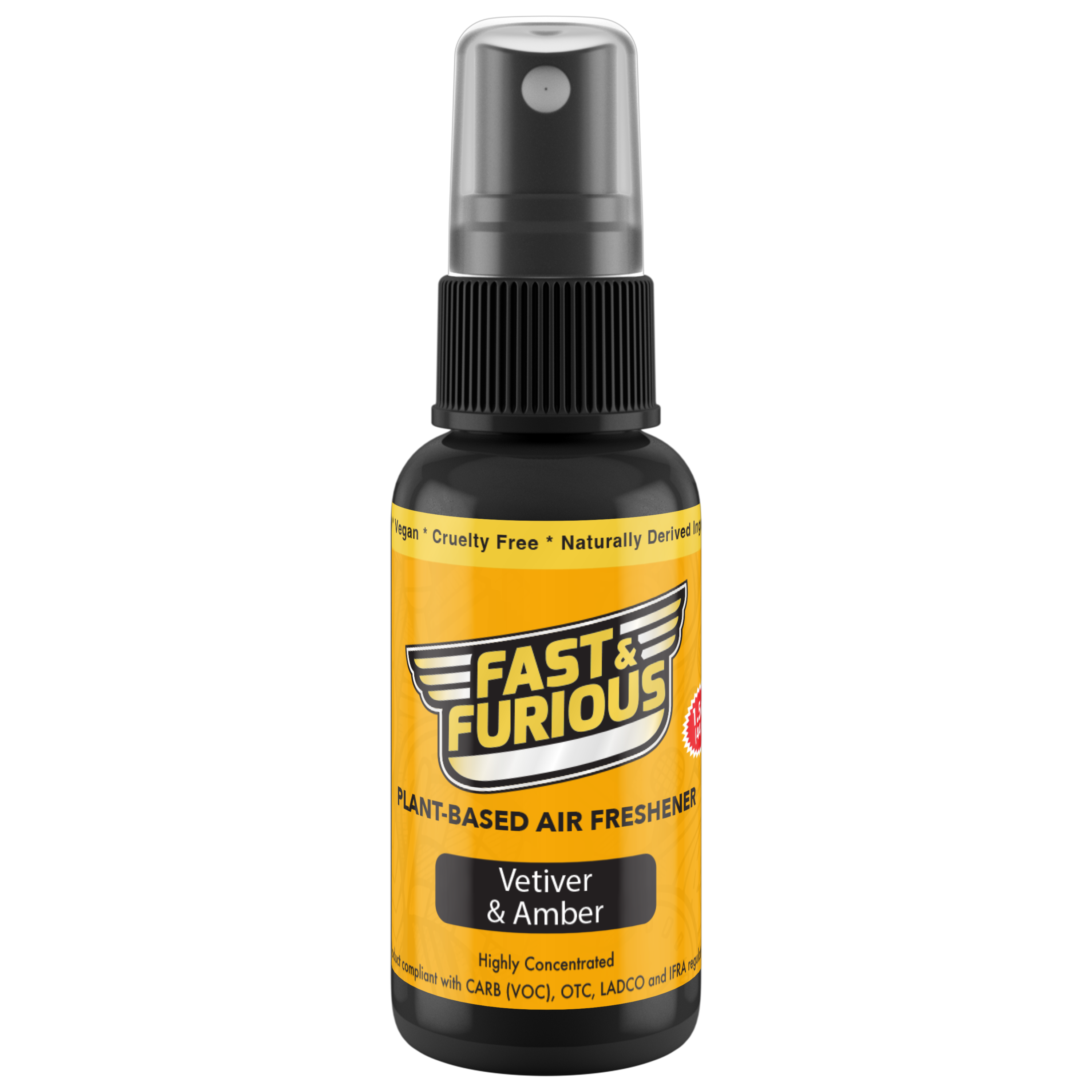 Fast and Furious Plant-Based Air Freshener - Vetiver & Amber Scent